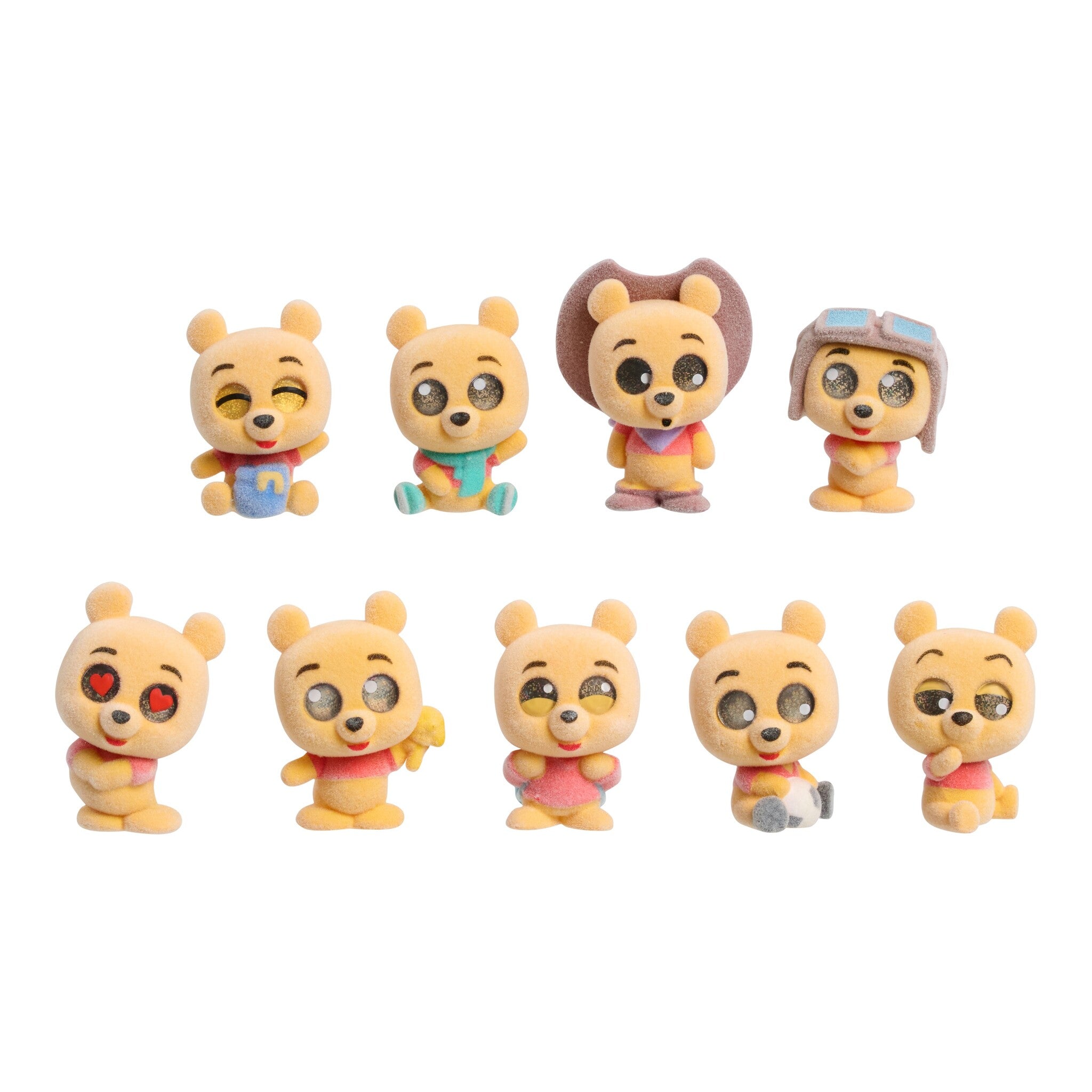 Disney Doorables Winnie the Pooh Collector Pack – 9 Flocked Figures