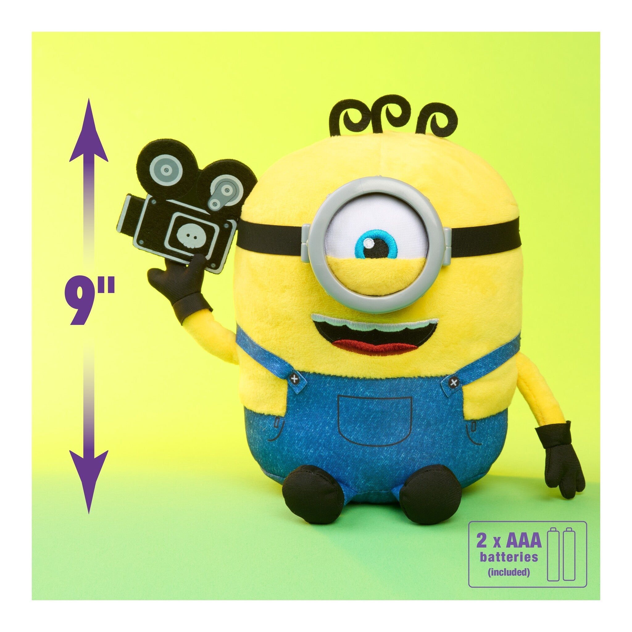 Minions & Monsters Babbling James Interactive Plush