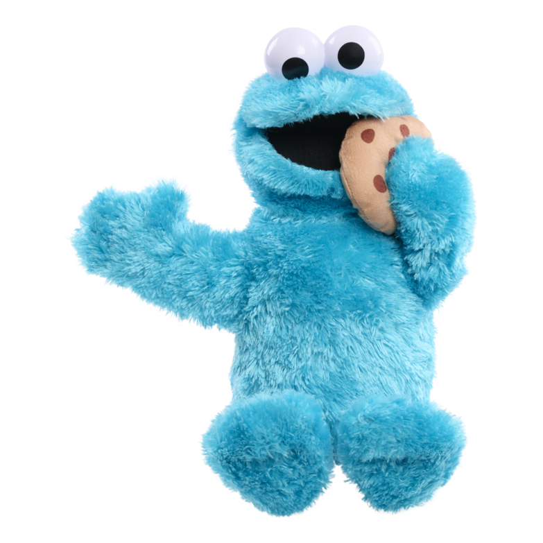 Just Play Sesame Street Nom Nom Cookie Monster Interactive Plush with Sounds and Motion