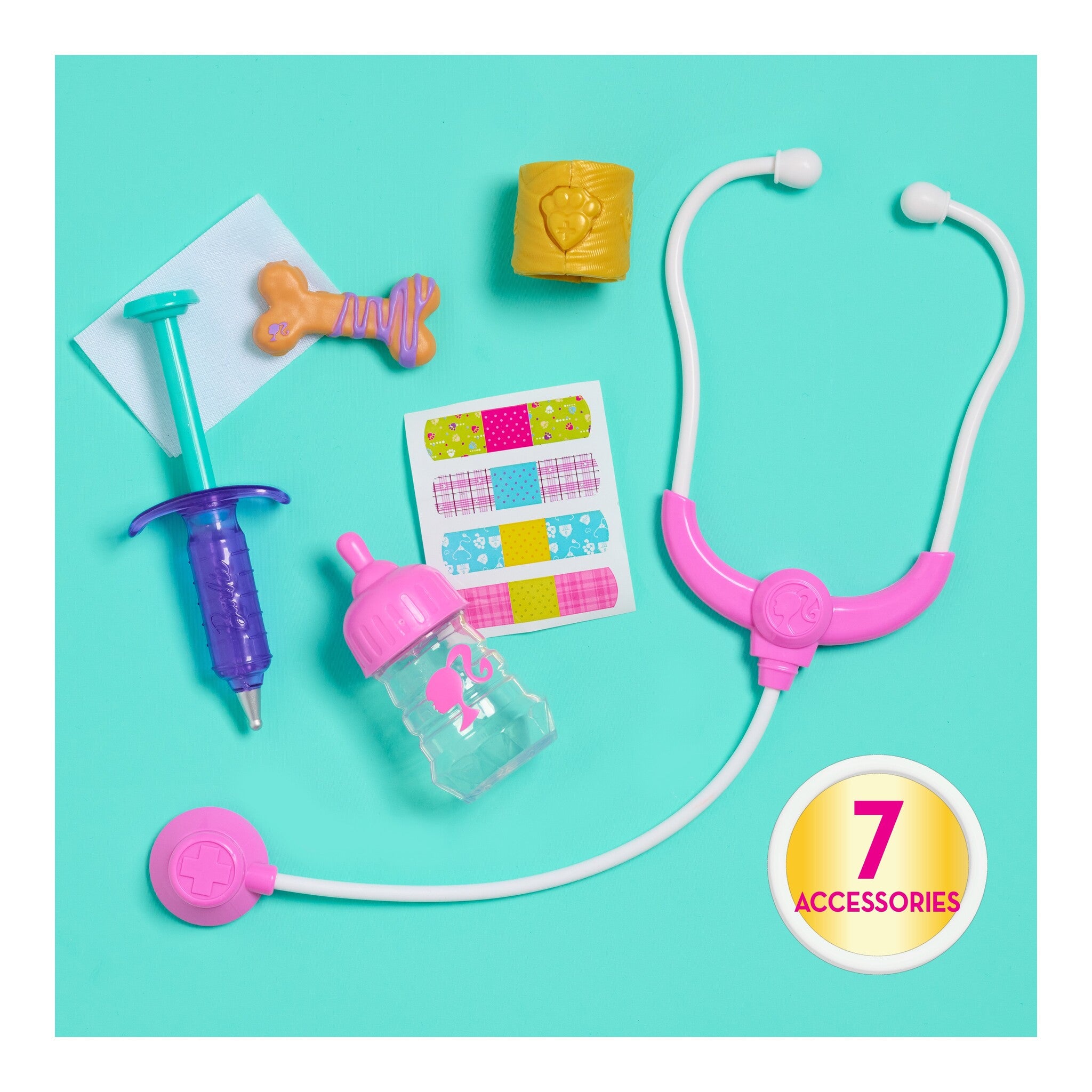 Barbie Puppy Pet Doctor Set with Interactive Plush Puppy