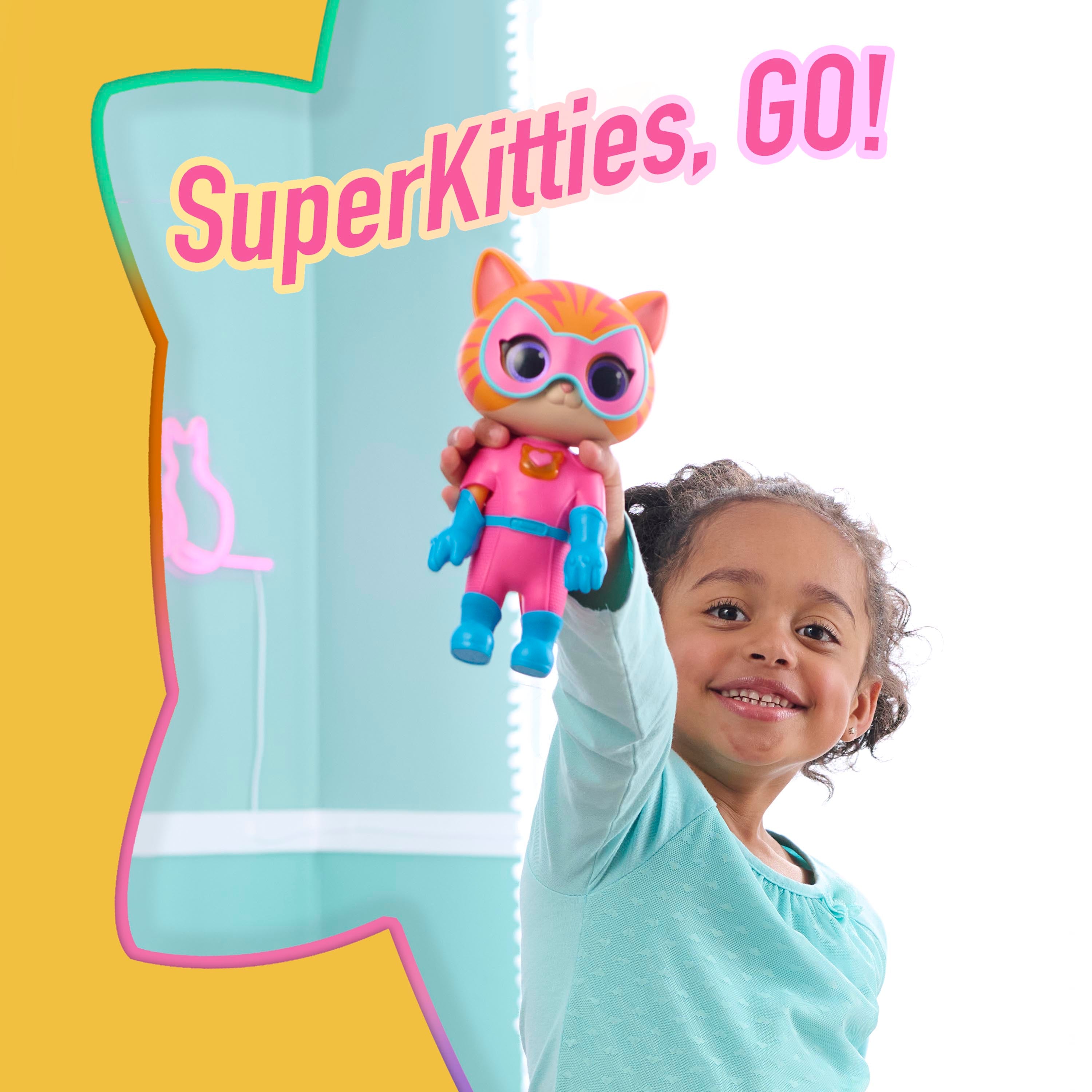 Disney Junior SuperKitties Cat-Tastic Transforming Ginny Figure