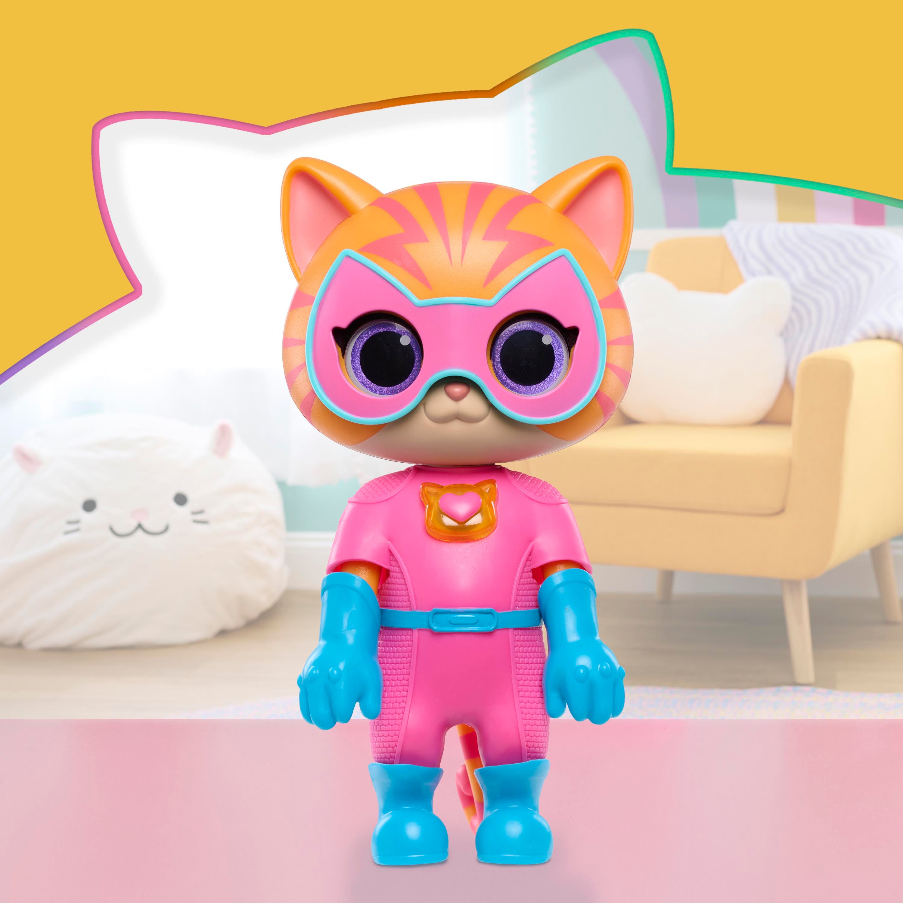 Disney Junior SuperKitties Cat-Tastic Transforming Ginny Figure