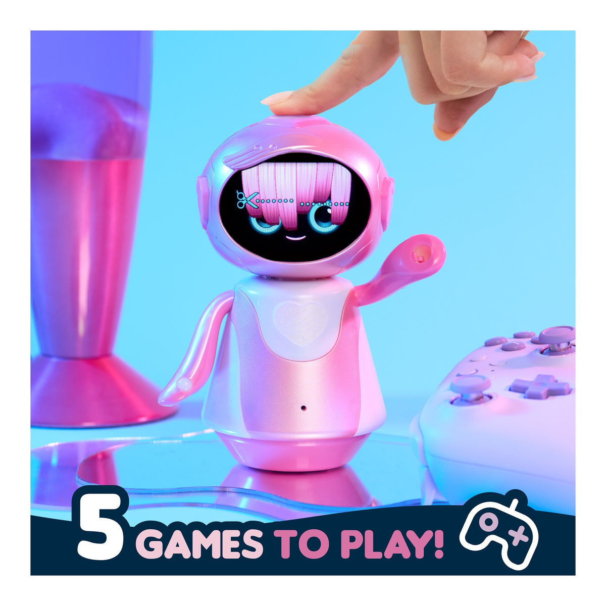 Just Play emotoBOT COR-A Rose Gold Interactive Robot Toy