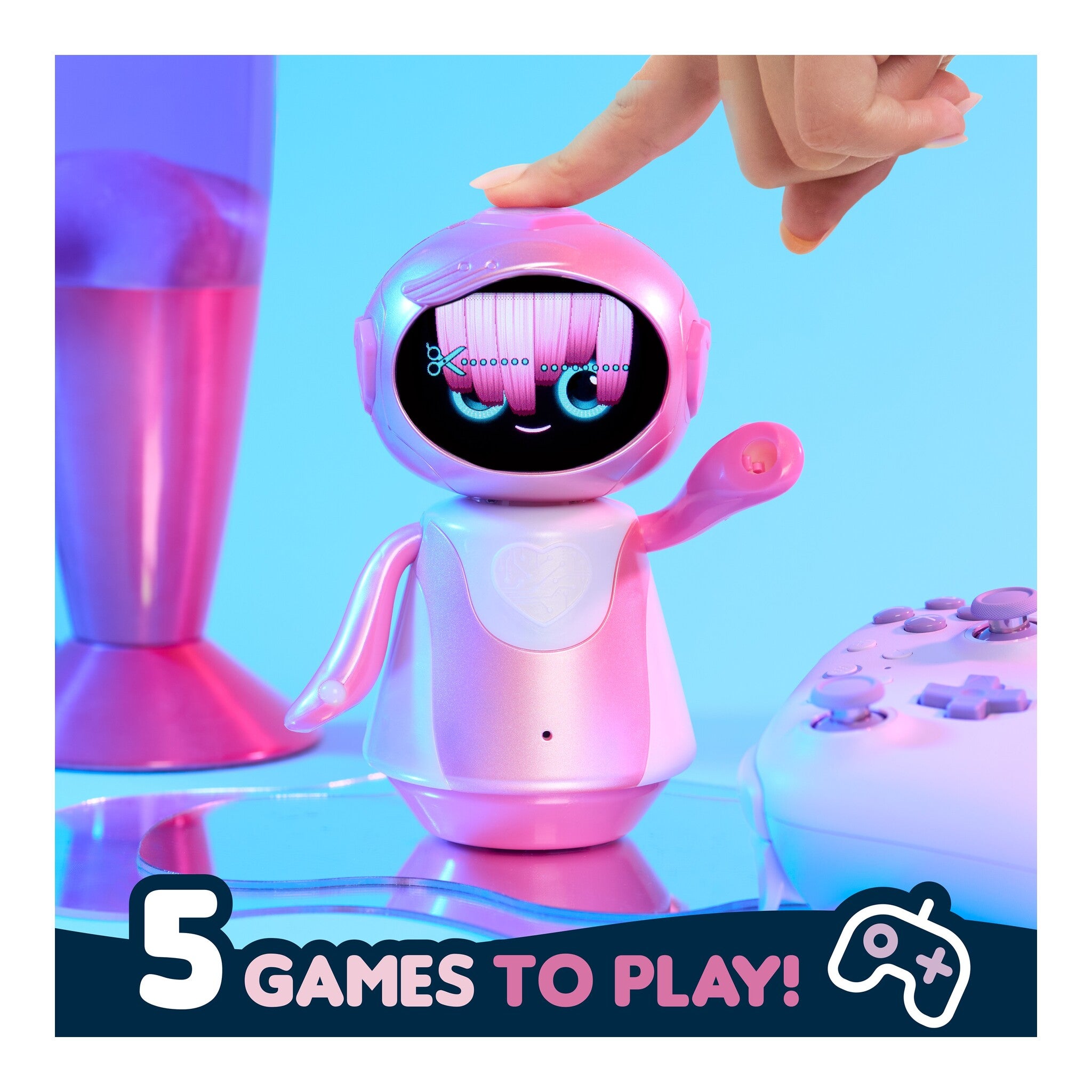 Just Play emotoBOT COR-A Rose Gold Interactive Robot Toy