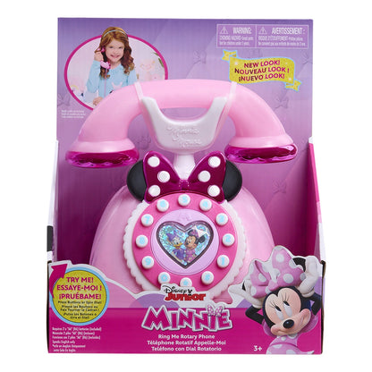 Disney Junior Minnie Mouse Ring Me Rotary Phone with Lights and Sounds