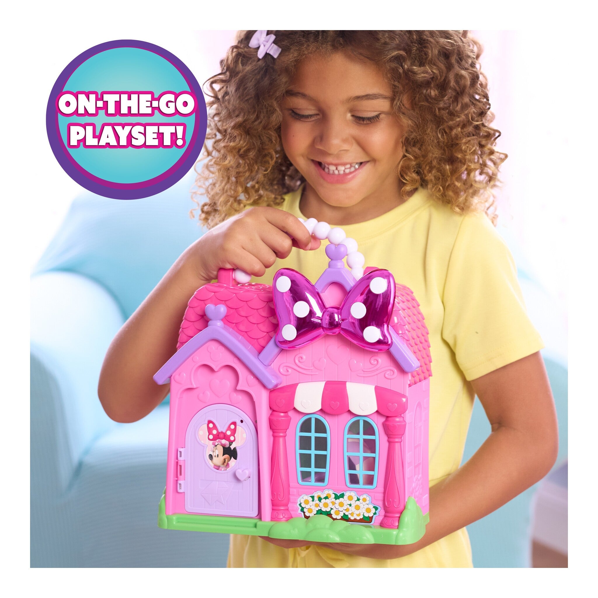 Disney Junior Minnie Mouse Mini Mansion Stow 'n Go Playset