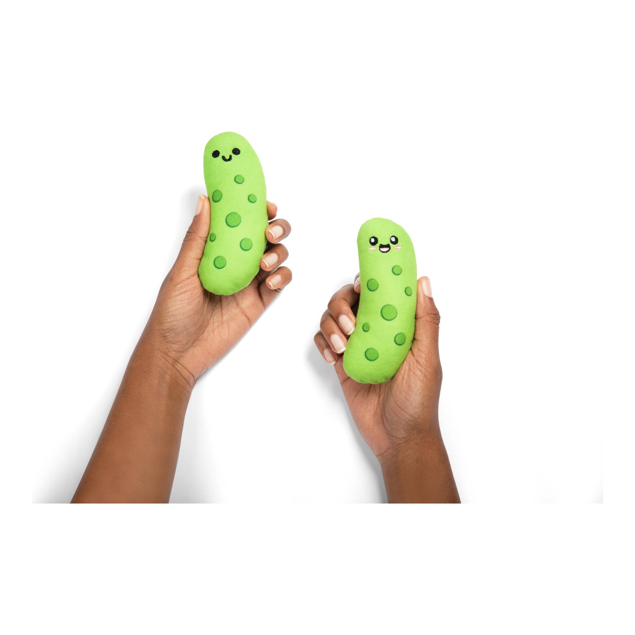 Relatable Emotional Support Pickles Plush Set – 5 Cuddly Snack Buddies