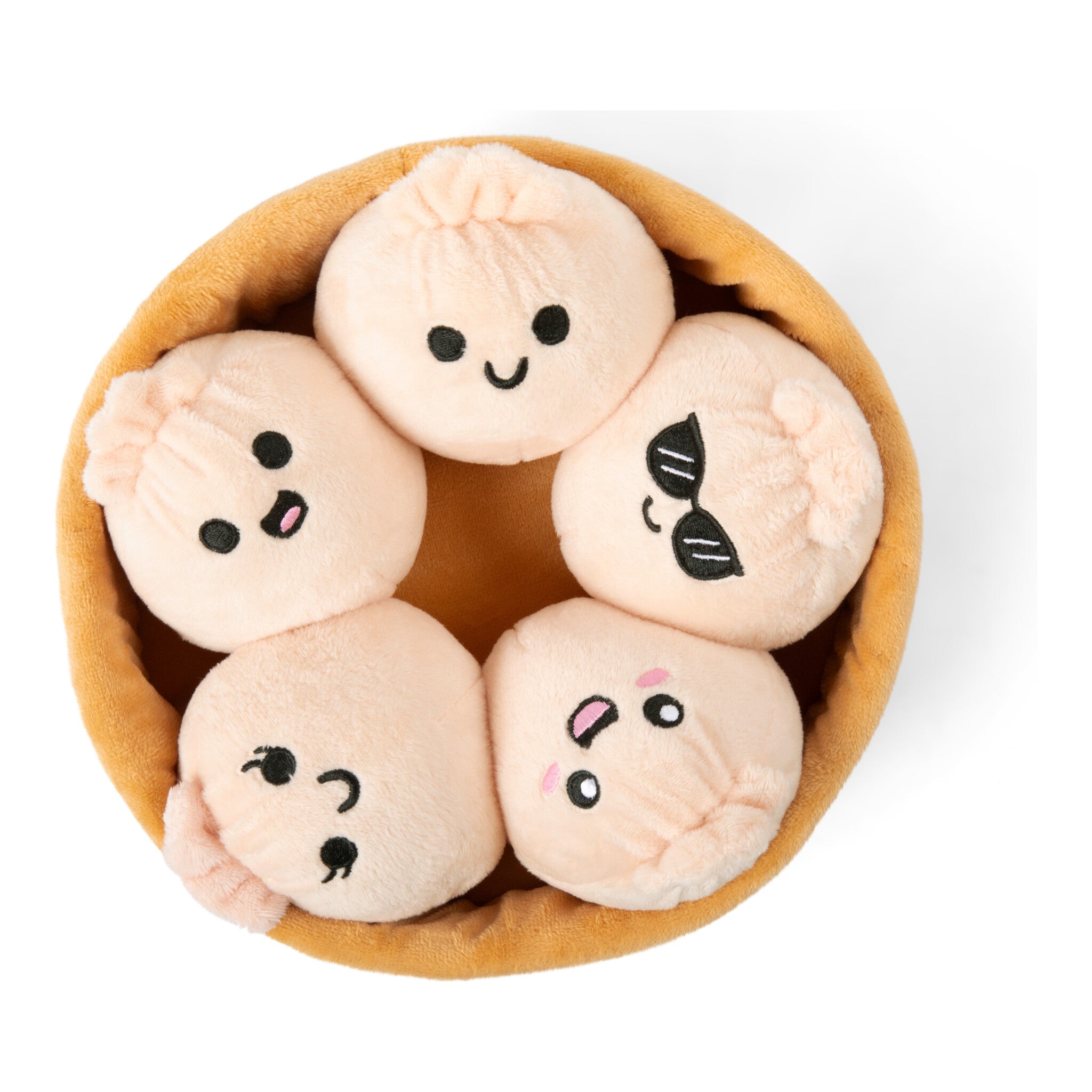 Emotional Support Dumplings Plush Set with 5 Soft Dumplings