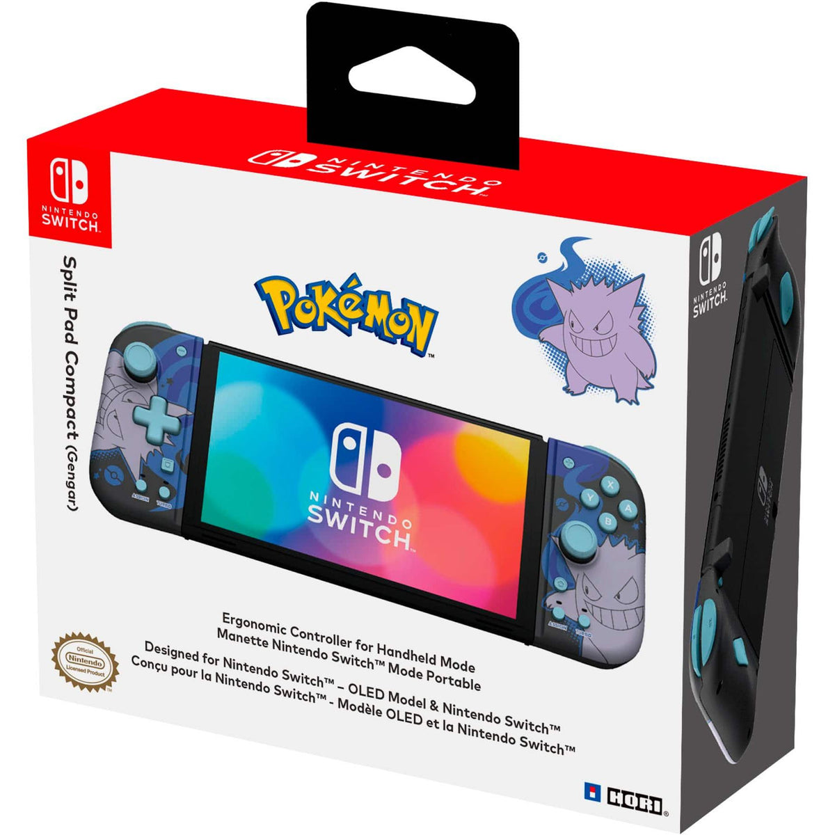 HORI Split Pad Compact Gengar Controller for Nintendo Switch