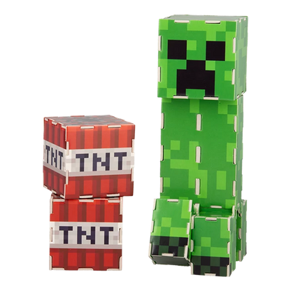 Minecraft Creeper & TNT Construction Kit
