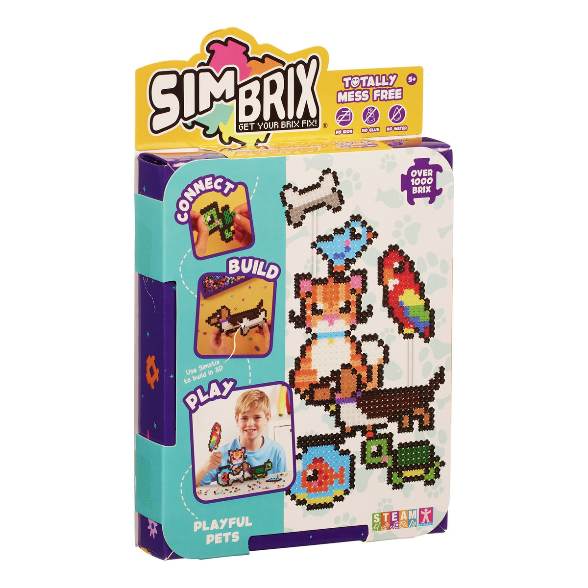 Simbrix Playful Pets Starter Pack – 1,000+ Pixel Art Bricks