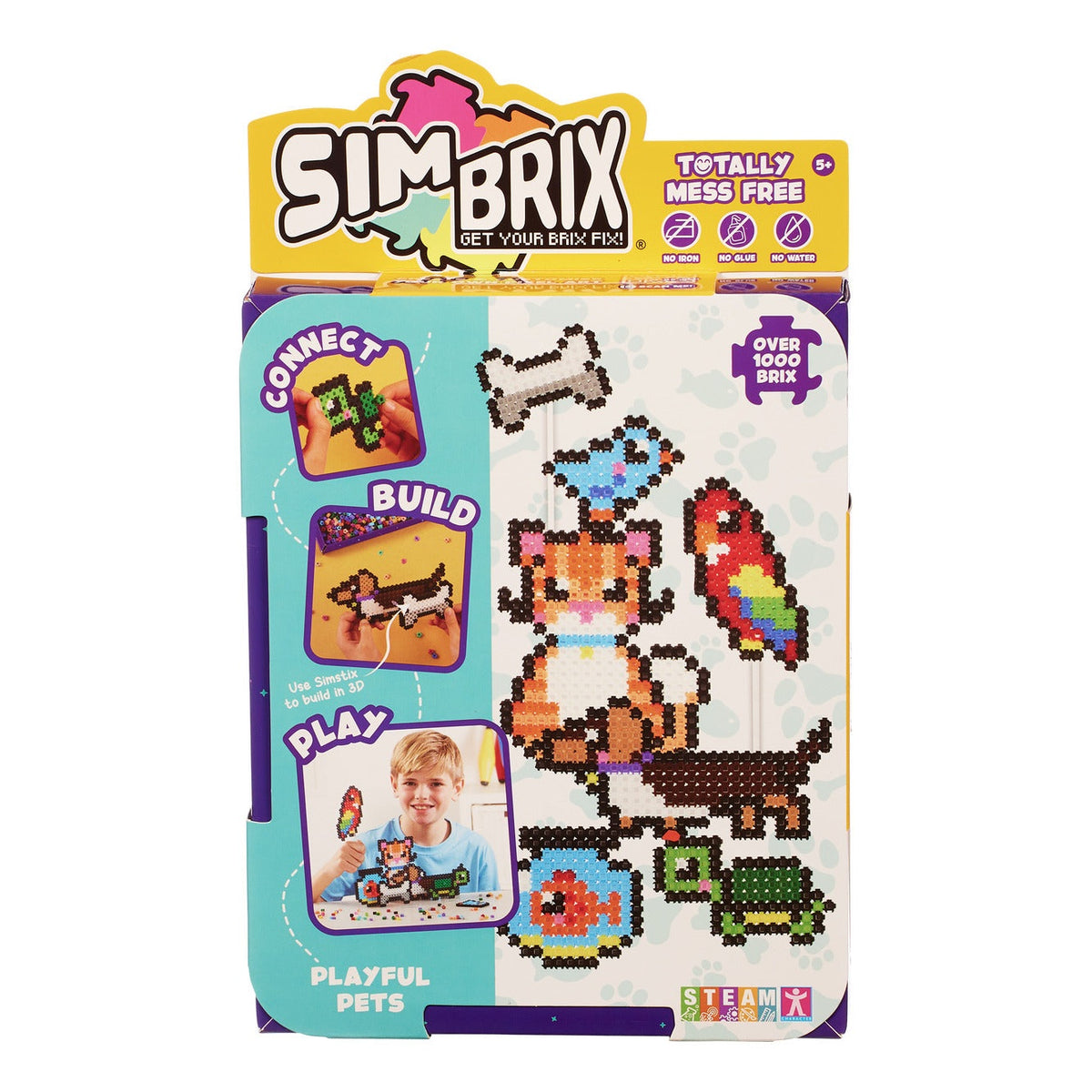 Simbrix Playful Pets Starter Pack – 1,000+ Pixel Art Bricks