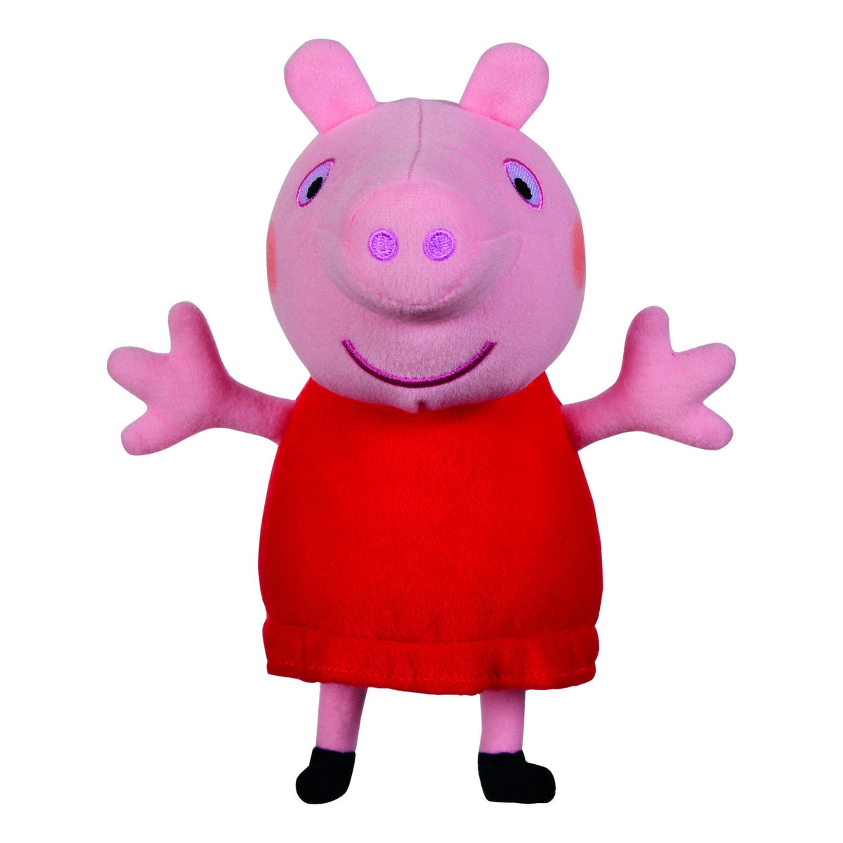 Peppa Pig Talking Red Dress Peppa Soft Toy 20cm