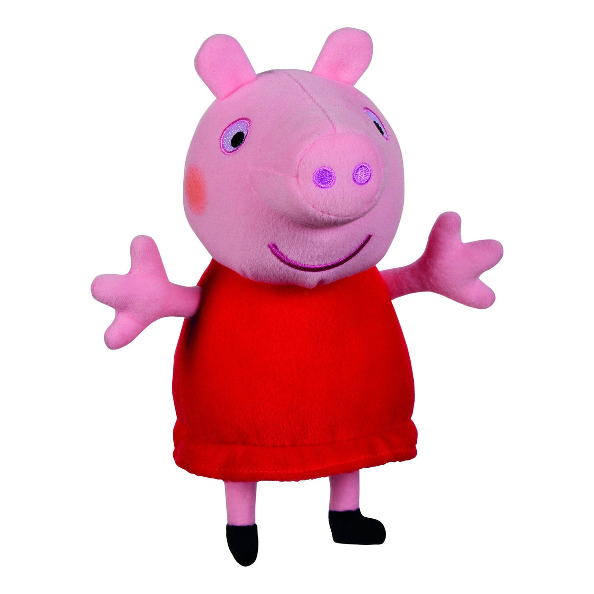 Peppa Pig Talking Red Dress Peppa Soft Toy 20cm