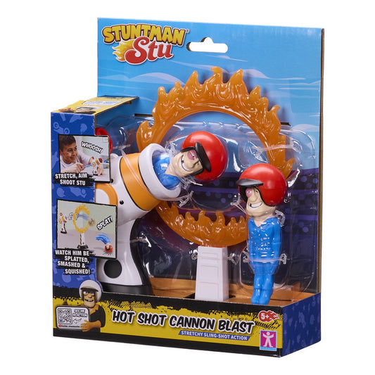 Stuntman Stu Hot Shot Cannon Blast Playset