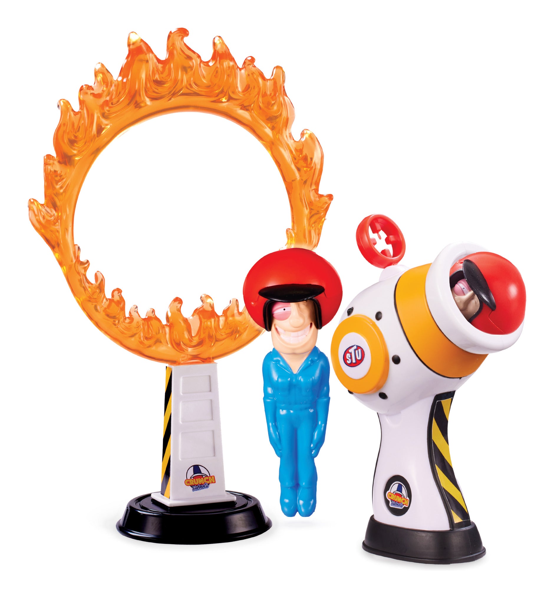 Stuntman Stu Hot Shot Cannon Blast Playset