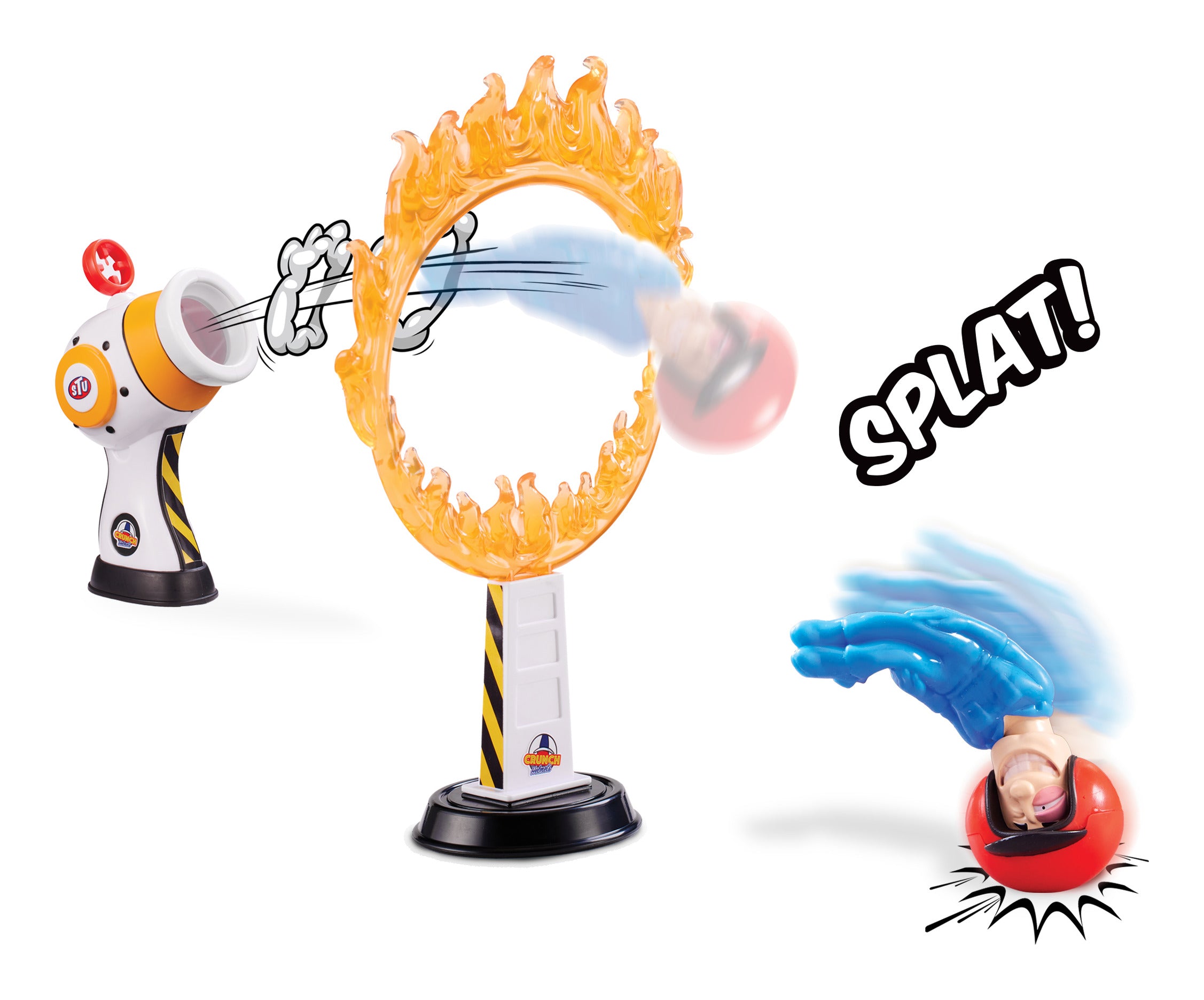 Stuntman Stu Hot Shot Cannon Blast Playset