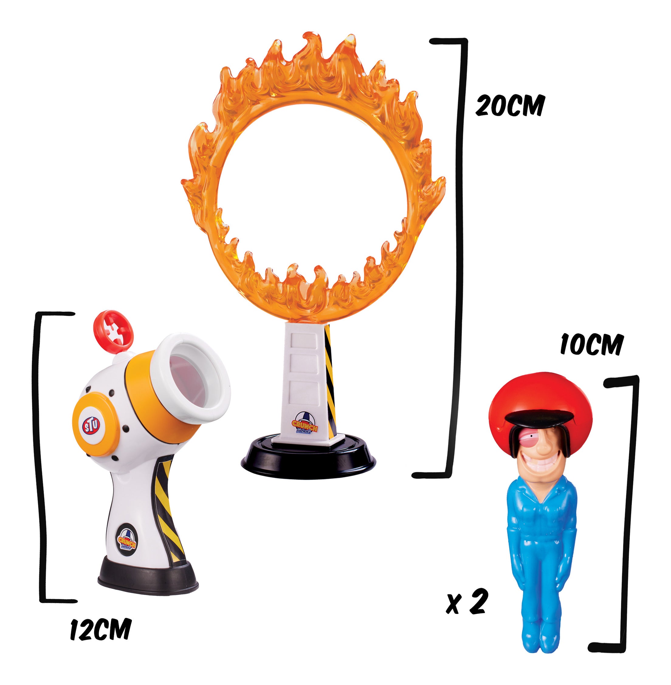 Stuntman Stu Hot Shot Cannon Blast Playset