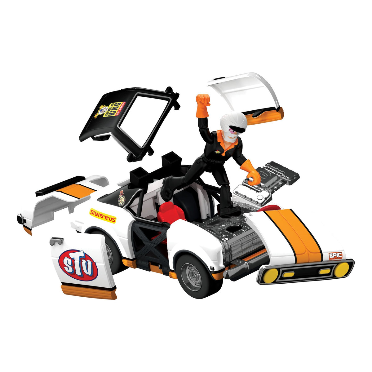 Stuntman Stu Race Ace Break-Apart Stunt Car Set