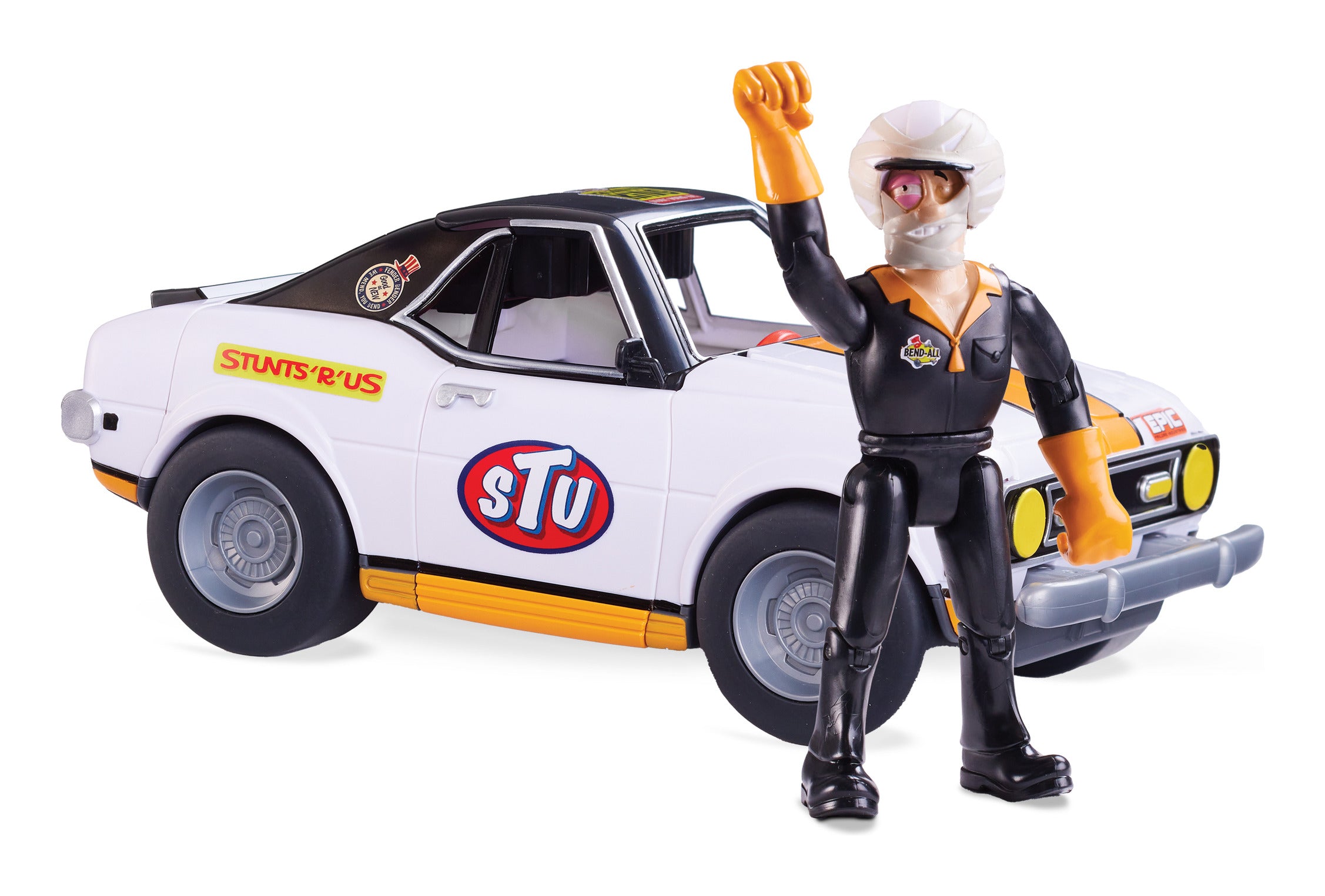 Stuntman Stu Race Ace Break-Apart Stunt Car Set