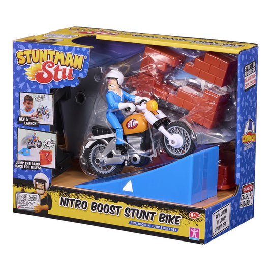 Stuntman Stu Nitro Boost Stunt Bike Stunt Set