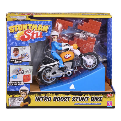 Stuntman Stu Nitro Boost Stunt Bike Stunt Set
