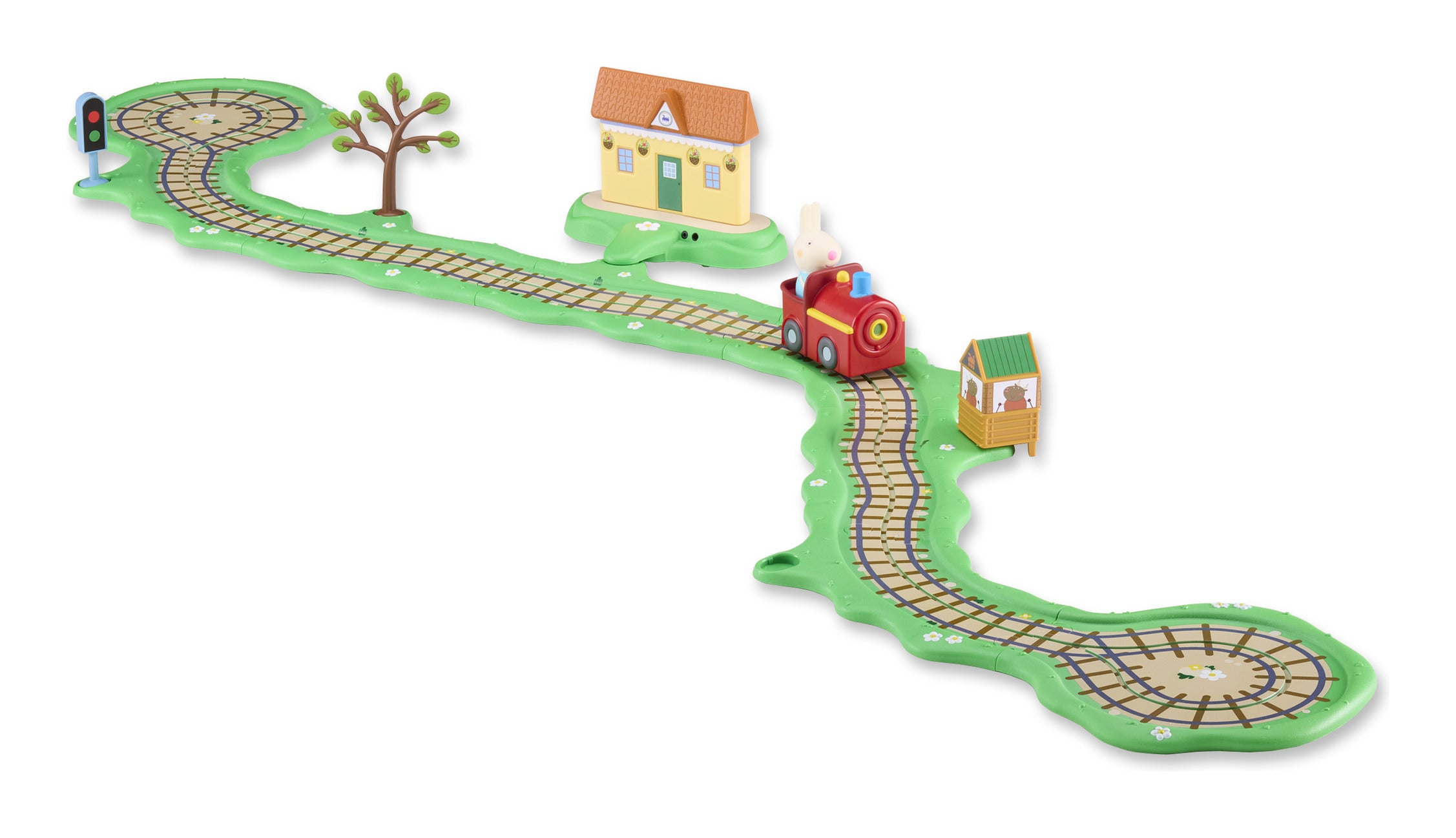 Peppa Pig Whizz Around Clickety Clack Train Set