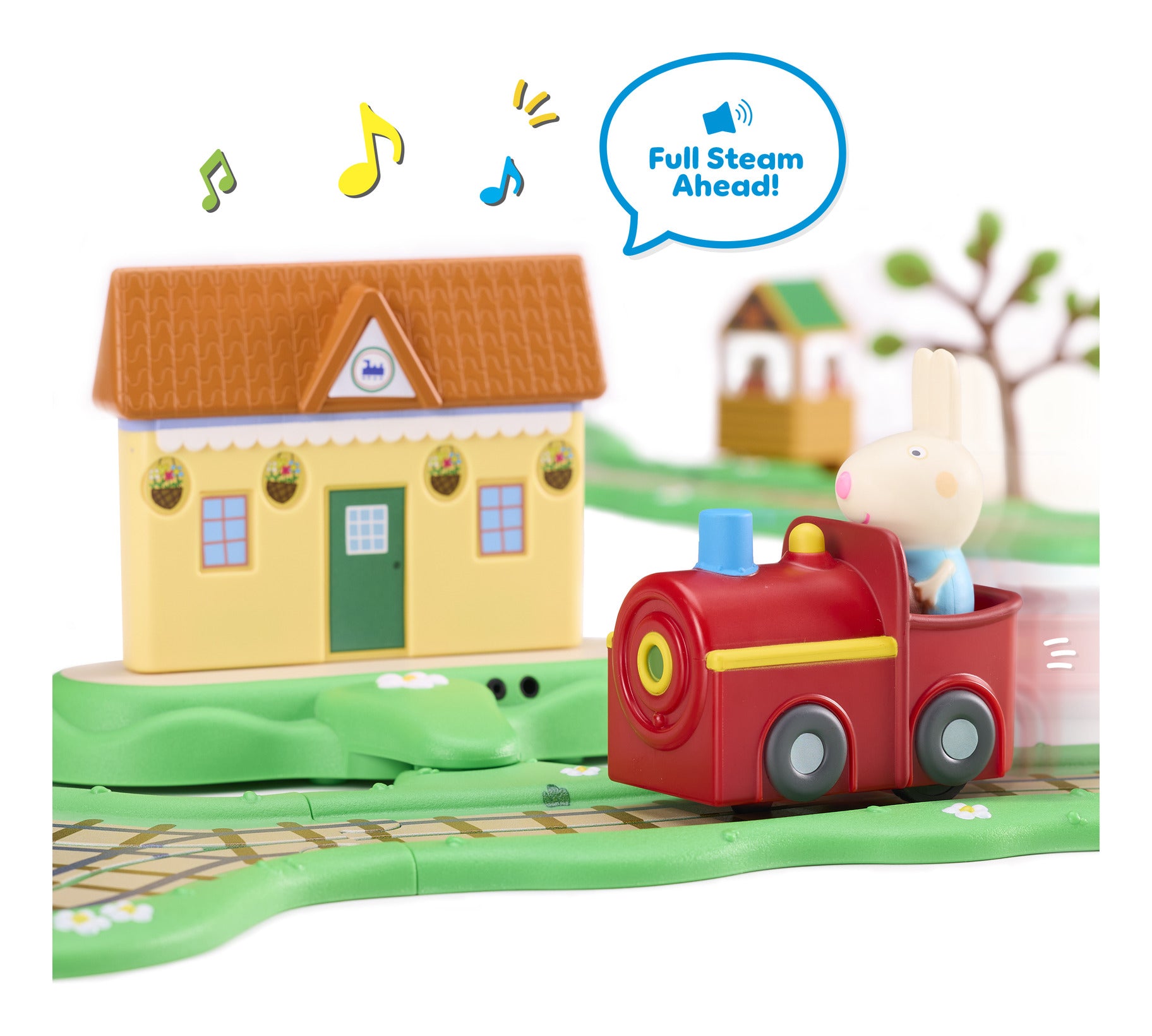 Peppa Pig Whizz Around Clickety Clack Train Set