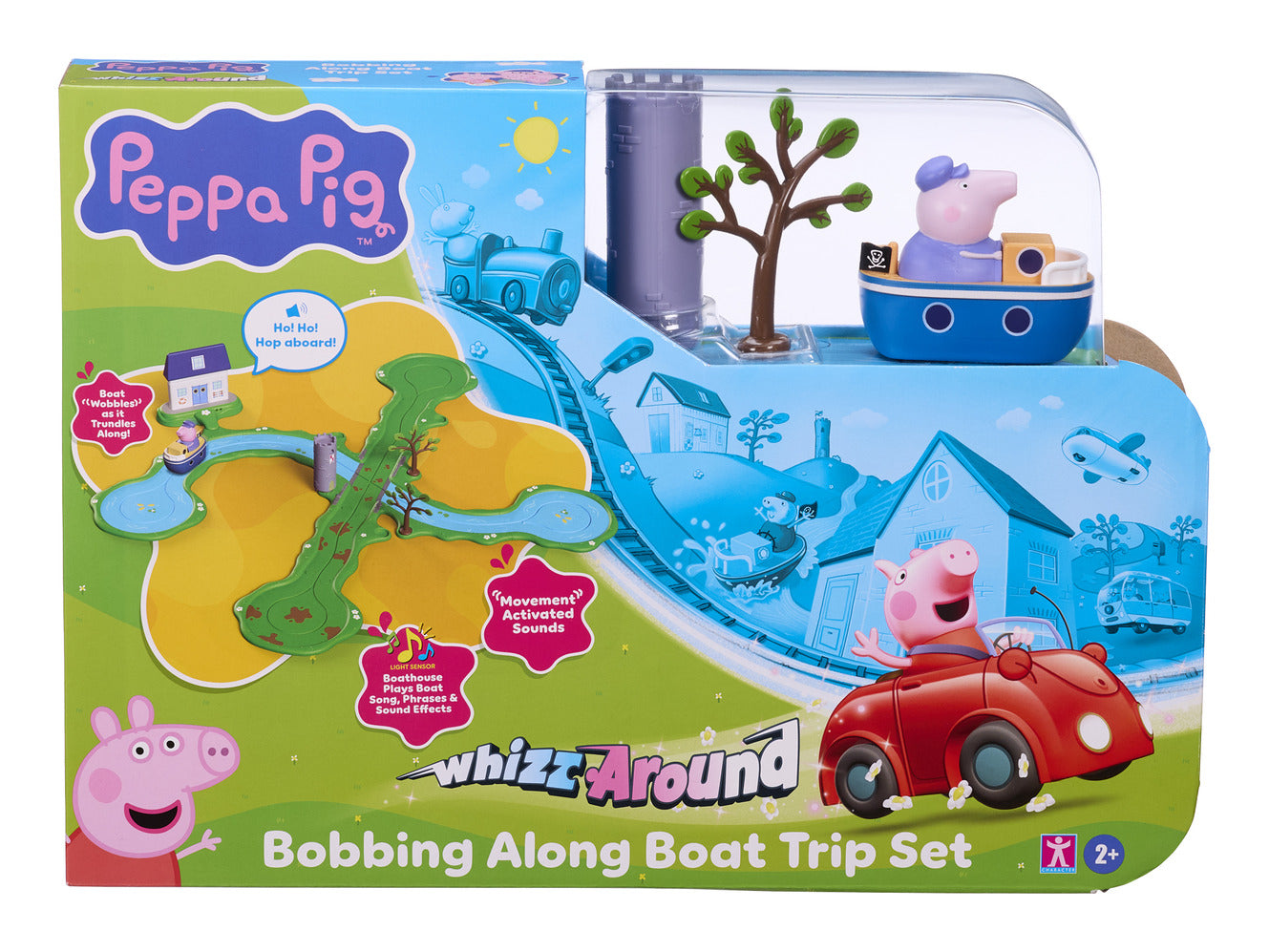 Peppa Pig Whizz Around Bobbing Along Boat Trip Set