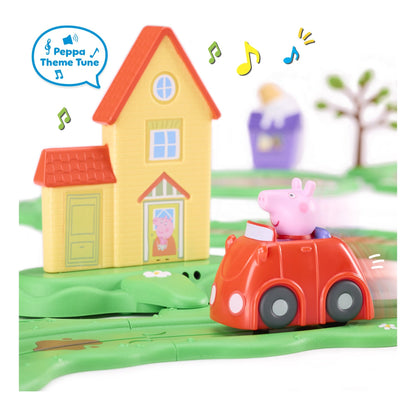 Peppa Pig Whizz Around Runabout Town Motorised Track Set