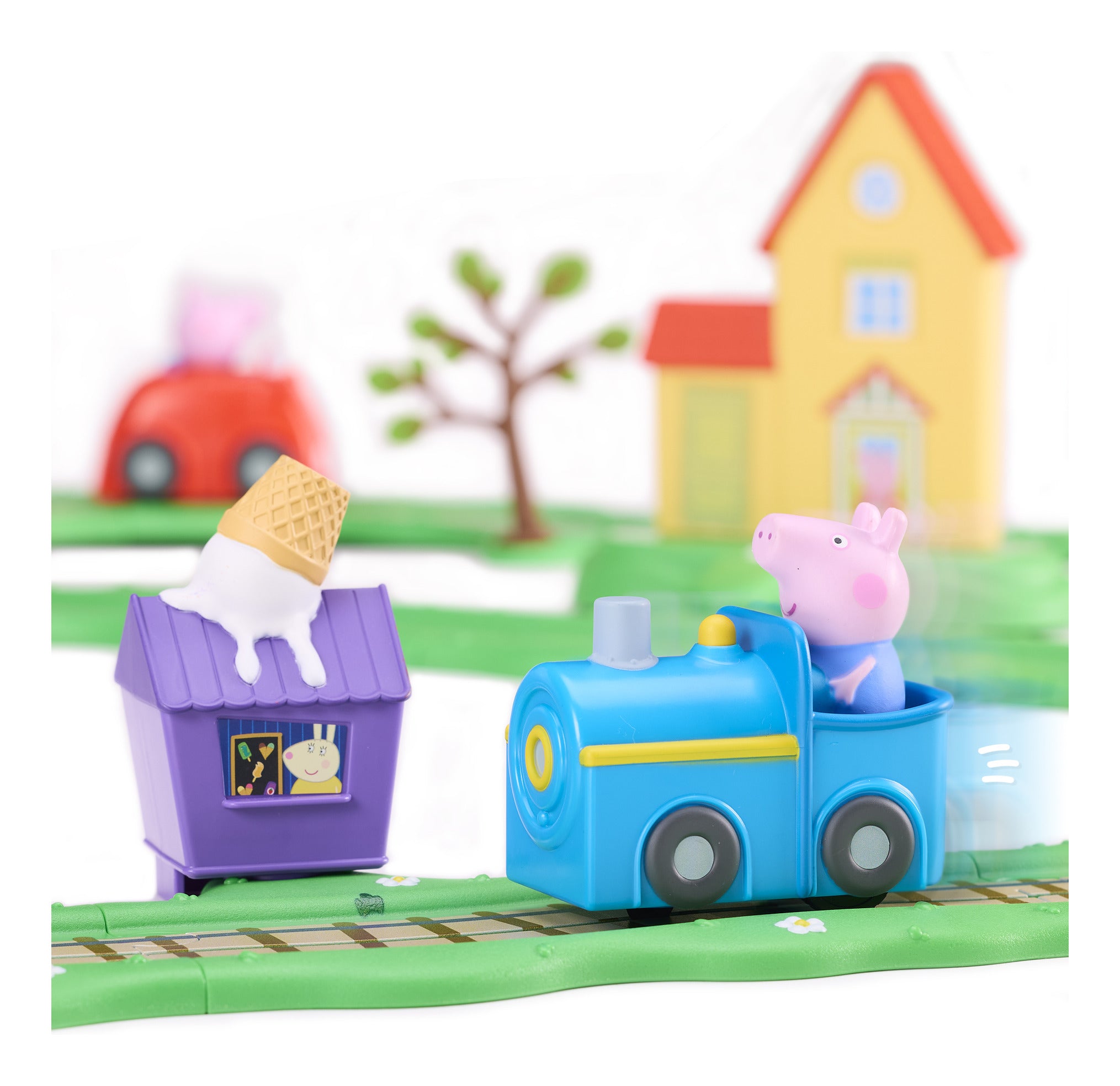 Peppa Pig Whizz Around Runabout Town Motorised Track Set