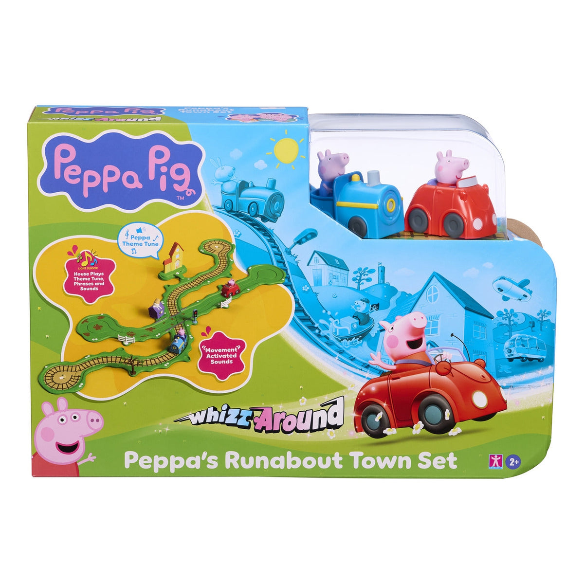 Peppa Pig Whizz Around Runabout Town Motorised Track Set