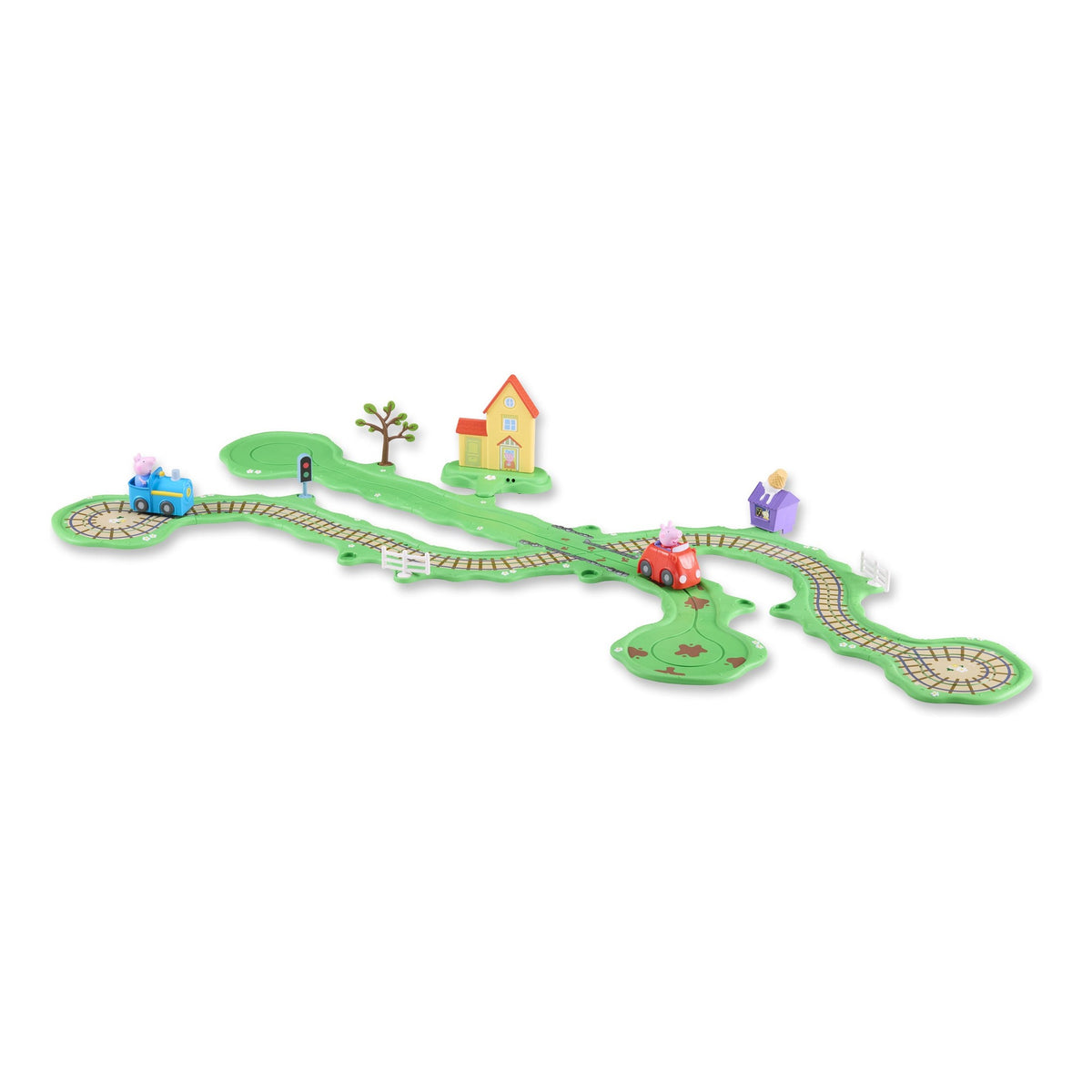 Peppa Pig Whizz Around Runabout Town Motorised Track Set