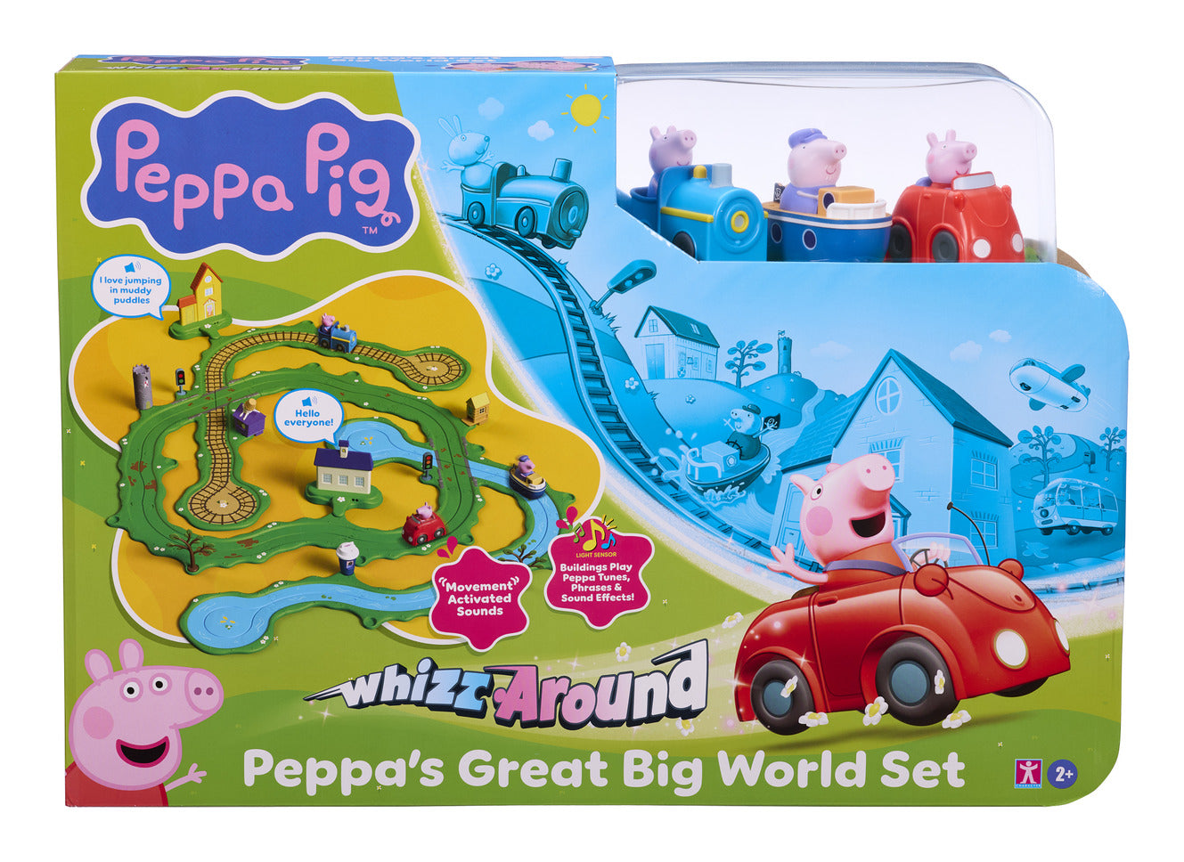 Peppa Pig Whizz Around Great Big World Set