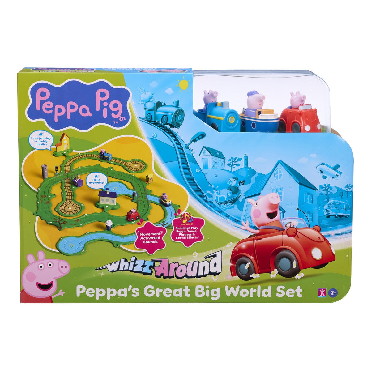 Peppa Pig Whizz Around Great Big World Set