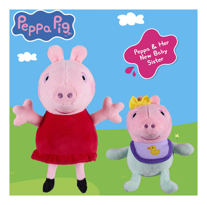 ** Peppa Pig Peppa & Baby 2-Pack Plush