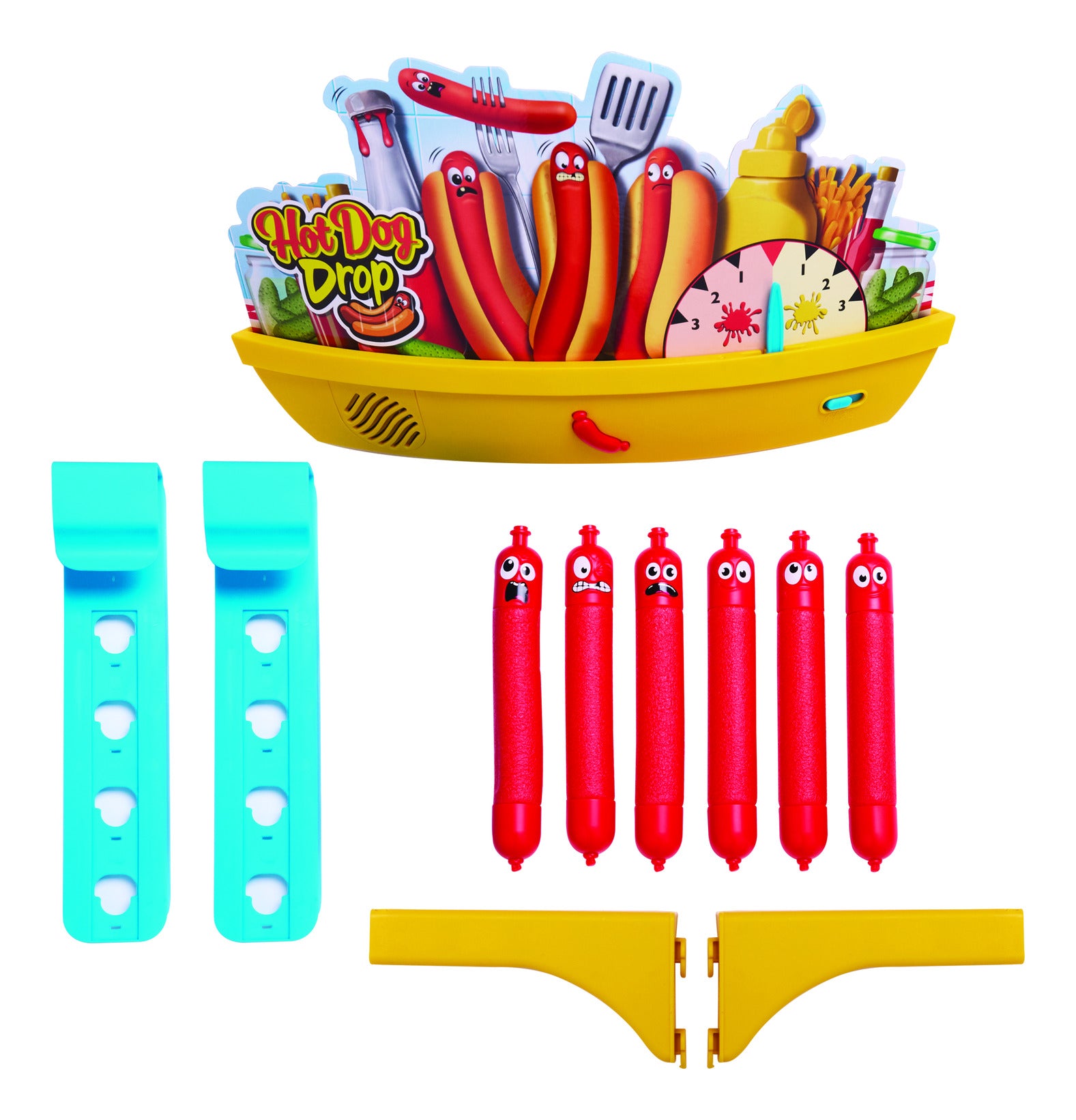 Character Hot Dog Drop Electronic Reaction Game