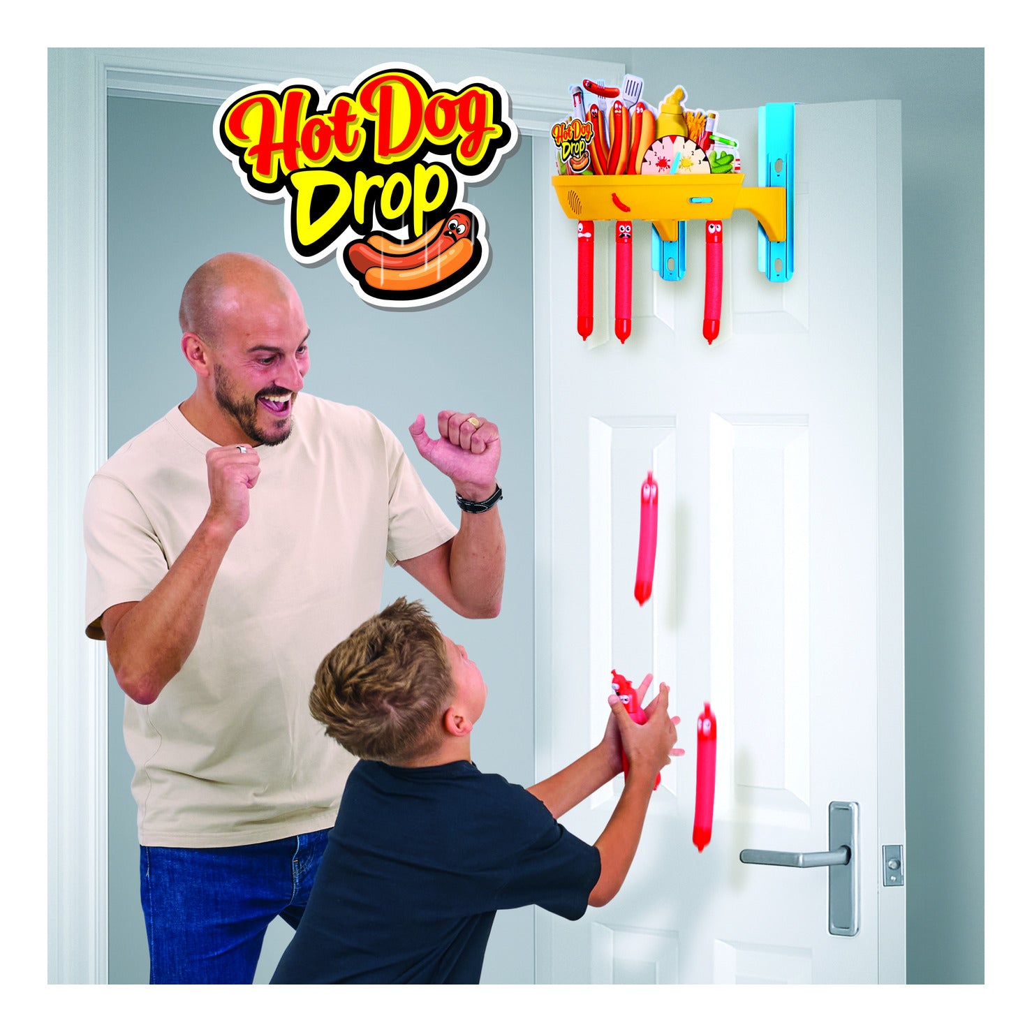 Character Hot Dog Drop Electronic Reaction Game