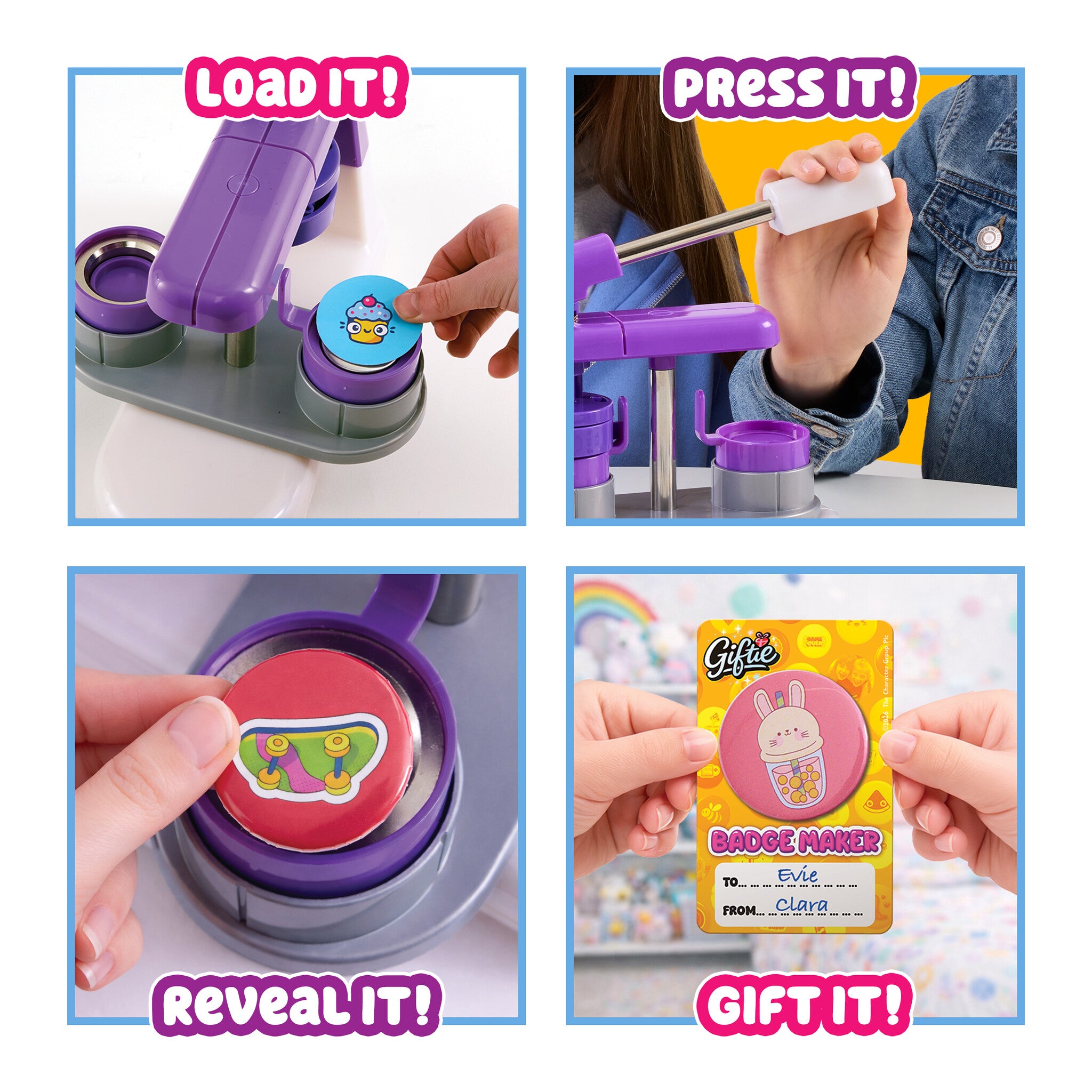 Giftie Badge Maker – Create 50 Personalised Badges