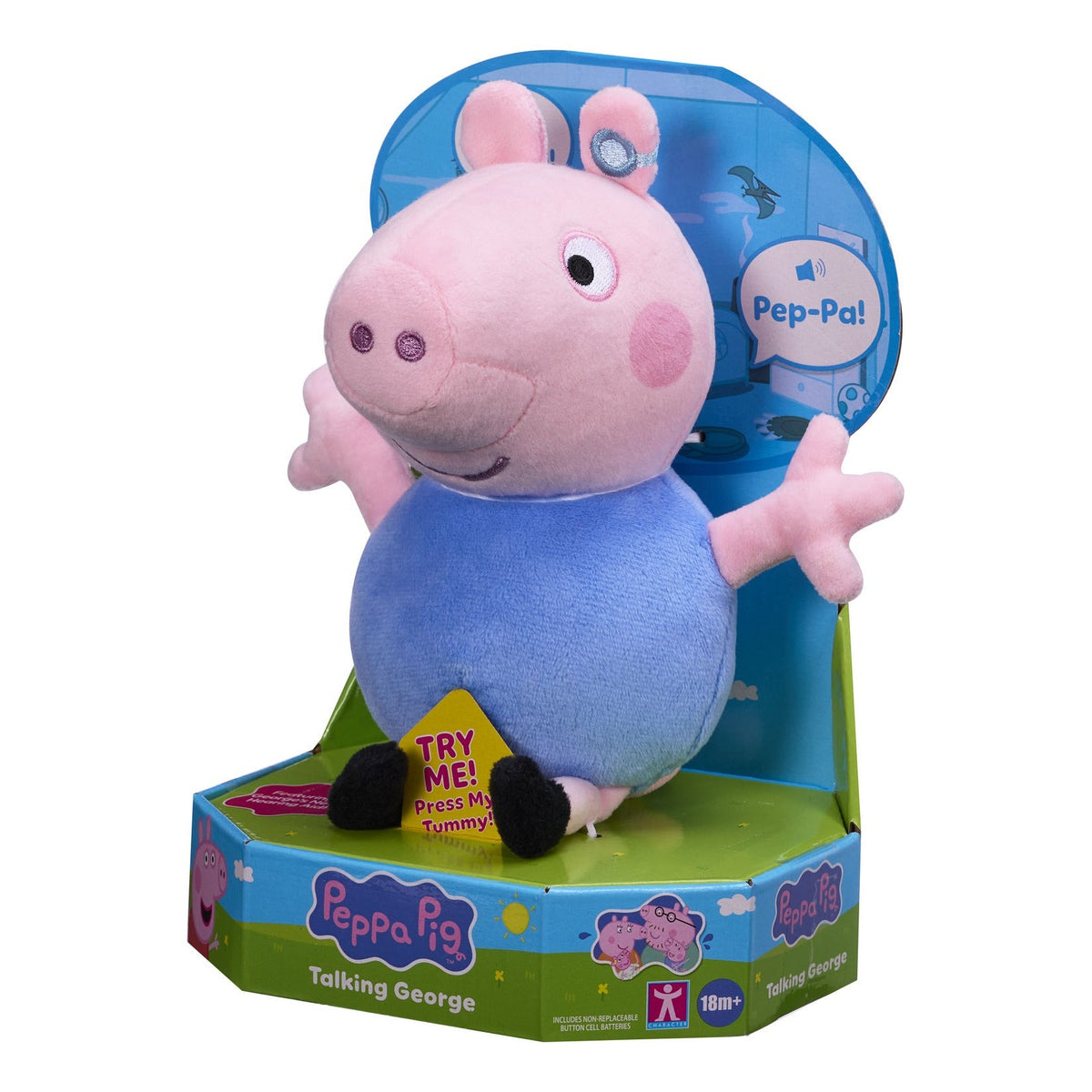 Peppa Pig Talking George Soft Toy with 7 Sounds