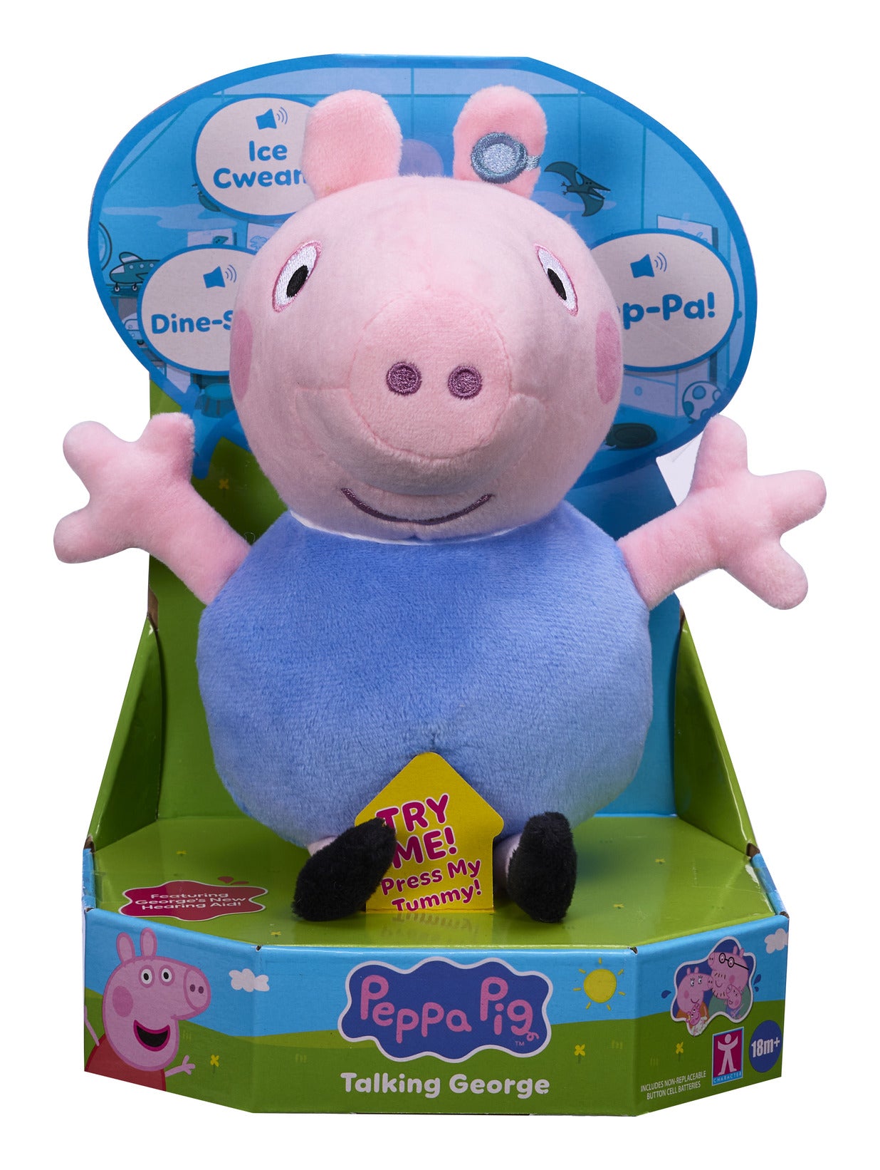 Peppa Pig Talking George Soft Toy with 7 Sounds
