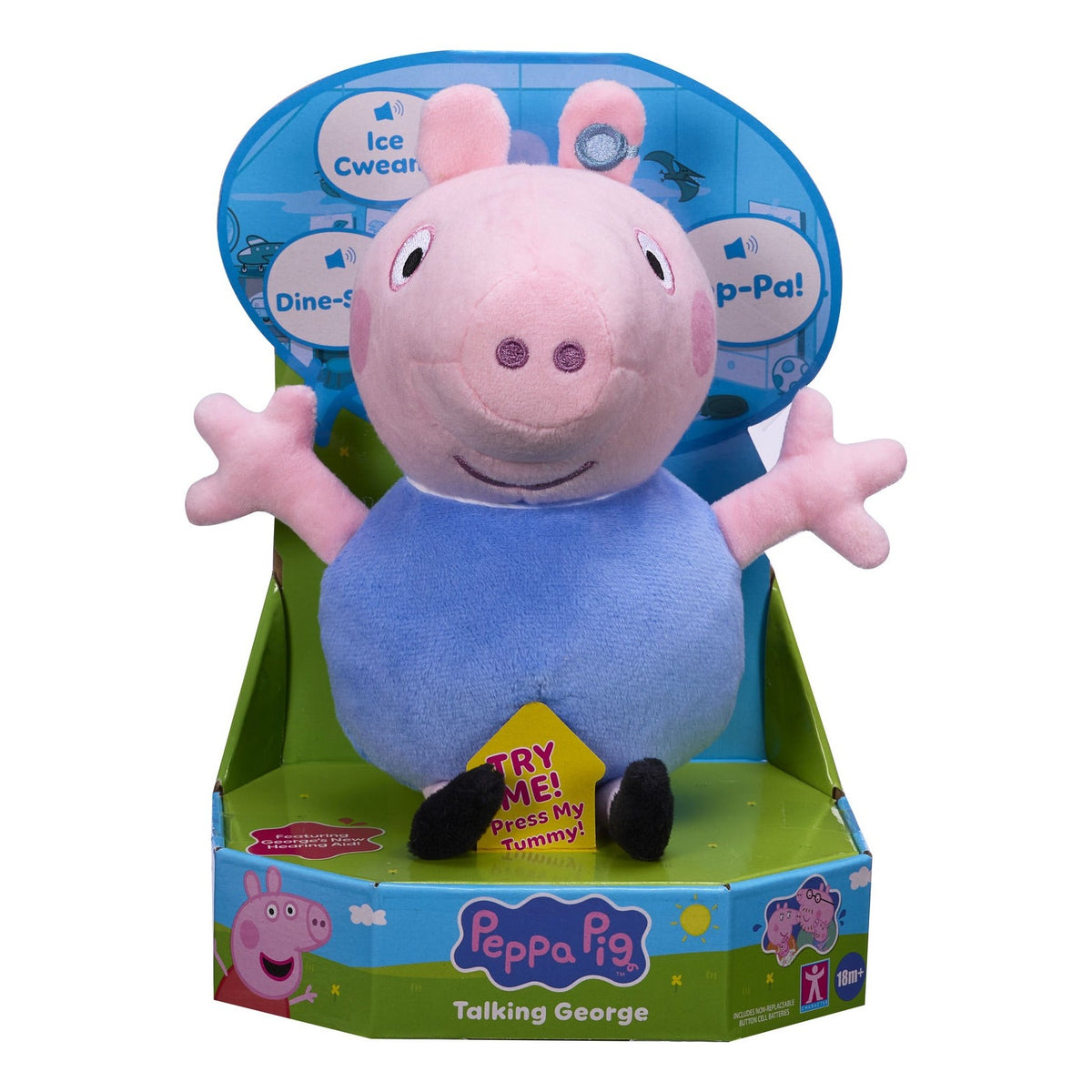 Peppa Pig Talking George Soft Toy with 7 Sounds