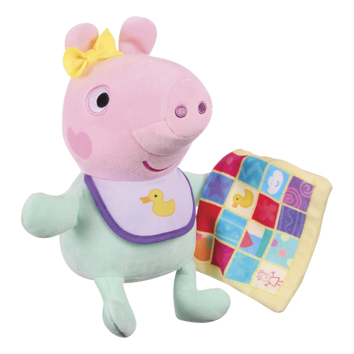 Peppa Pig Evie With Blanket Soft Toy