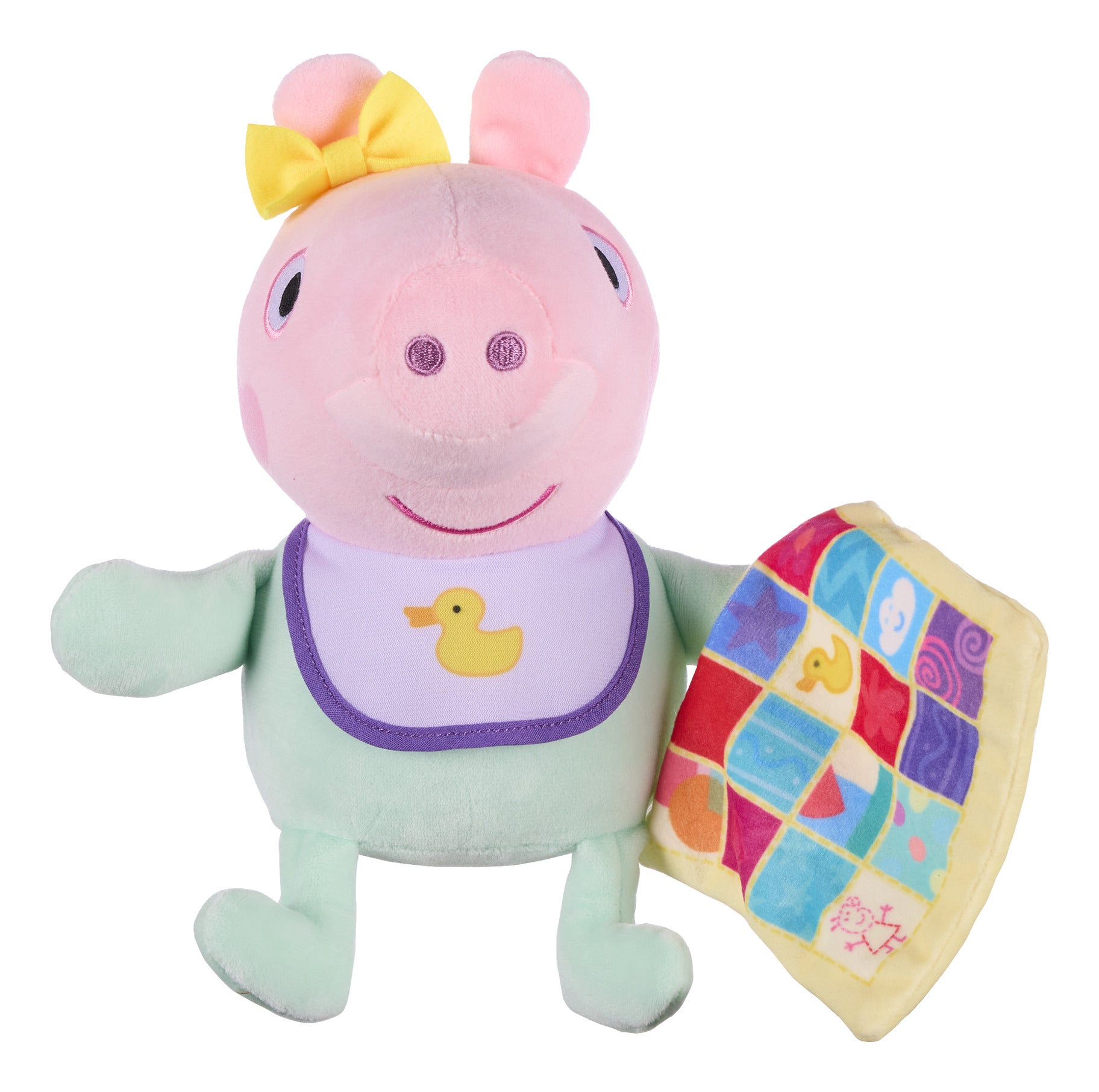 Peppa Pig Evie With Blanket Soft Toy