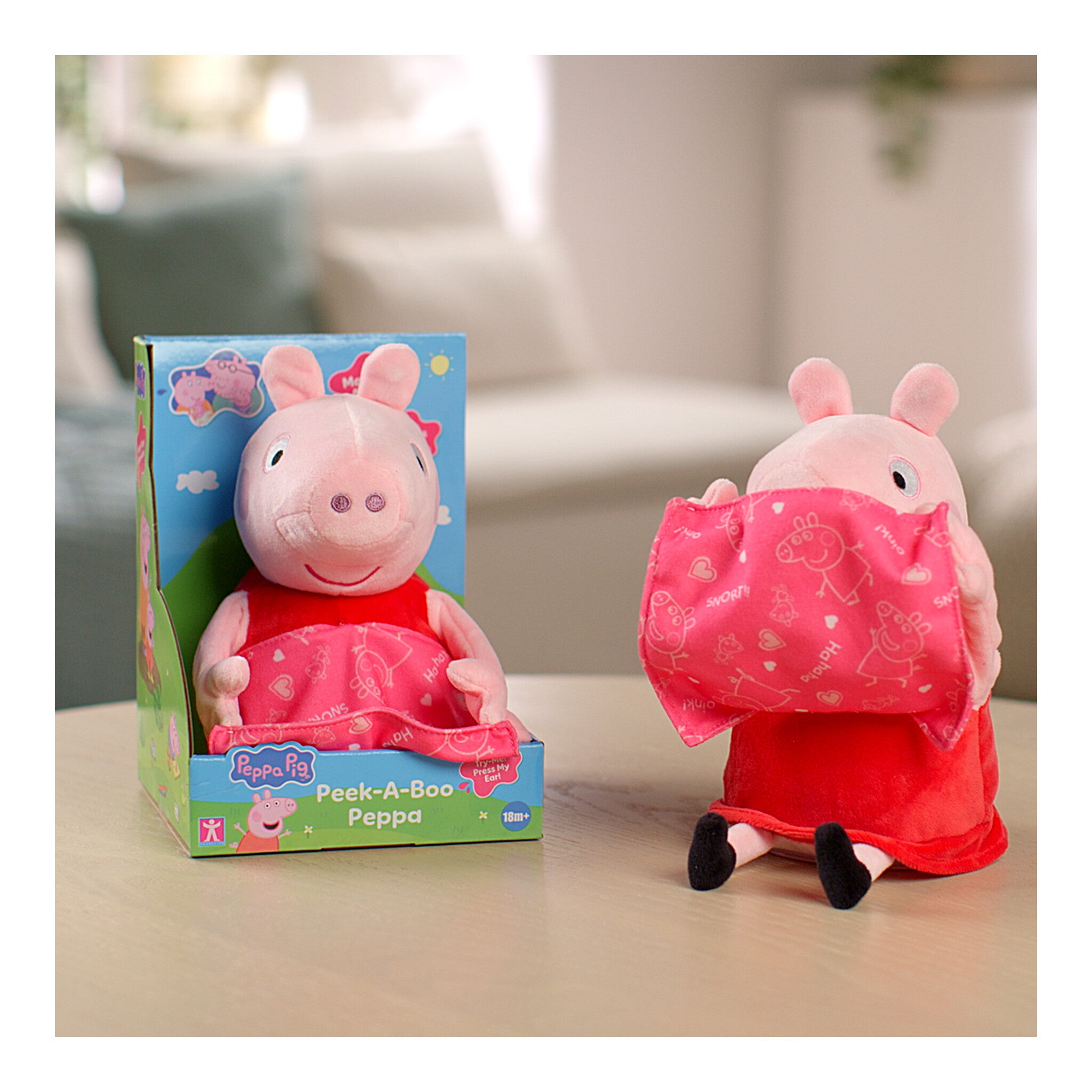 Peppa Pig Peek-A-Boo Peppa Interactive Plush Toy