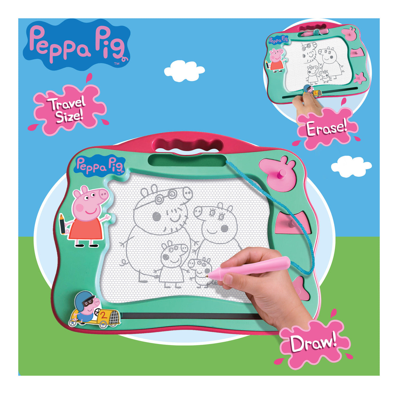 Peppa Pig Travel Magnetic Scribbler