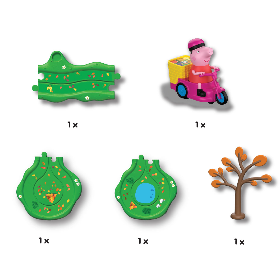 Peppa Pig Whizz Around Pedal Along Peppa Set