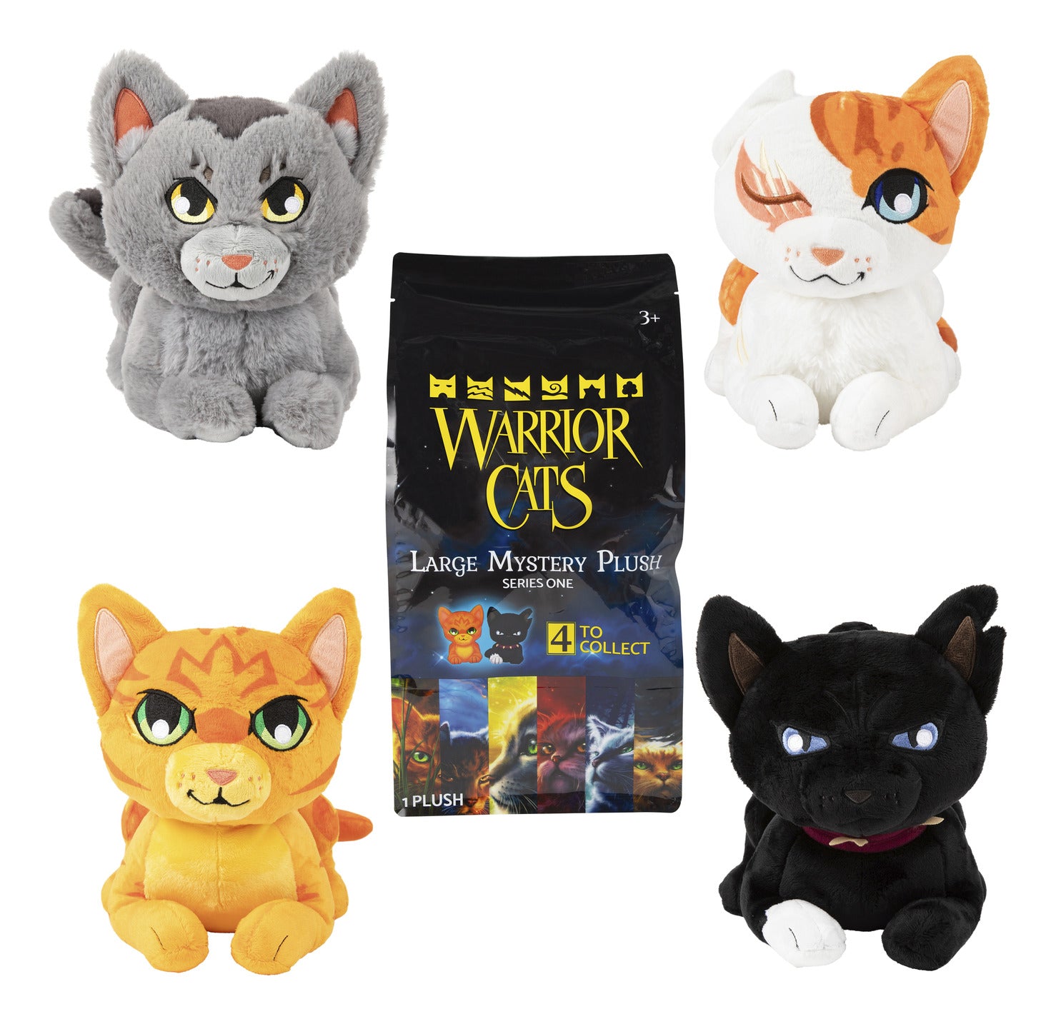 Warrior Cats Large Mystery Plush Series 1 – 11-Inch Random Character
