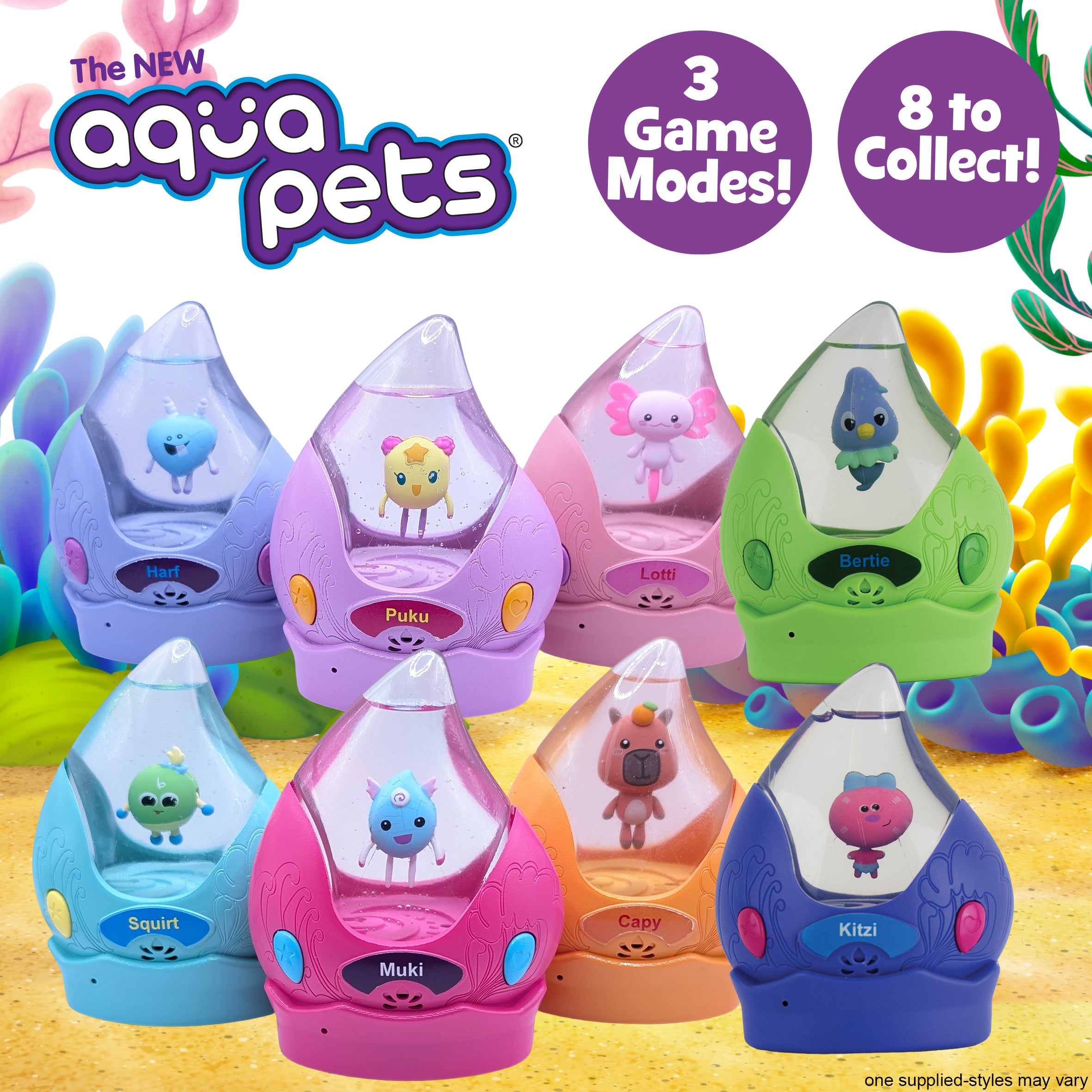 Aqua Pets Interactive Waterdrop Pet Assortment