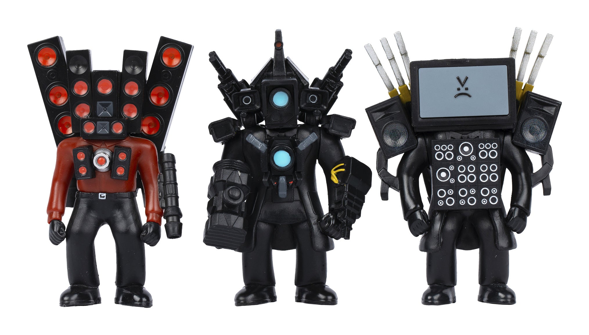 Skibidi Toilet Titan Collection Series One 3-Pack Figures